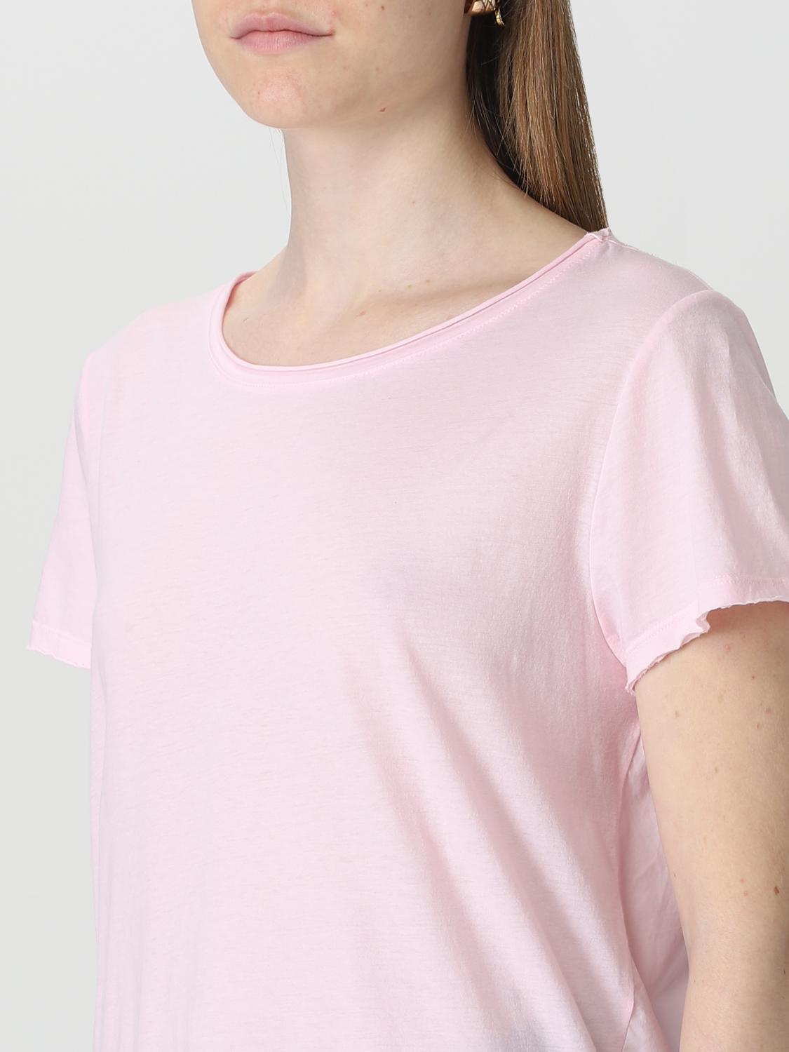 ROBERTO COLLINA 売れ筋商品|||ロベルトコリーナ Tシャツ トップス レディース T-shirts Pink Roberto Collina Sequined T-shirt | Pink | FARFETCH JO