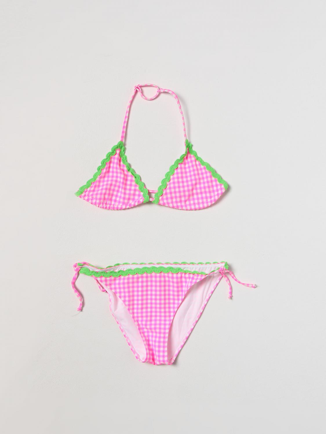 Mc2 Saint Barth Kids Girls Swimwear In Panther 3