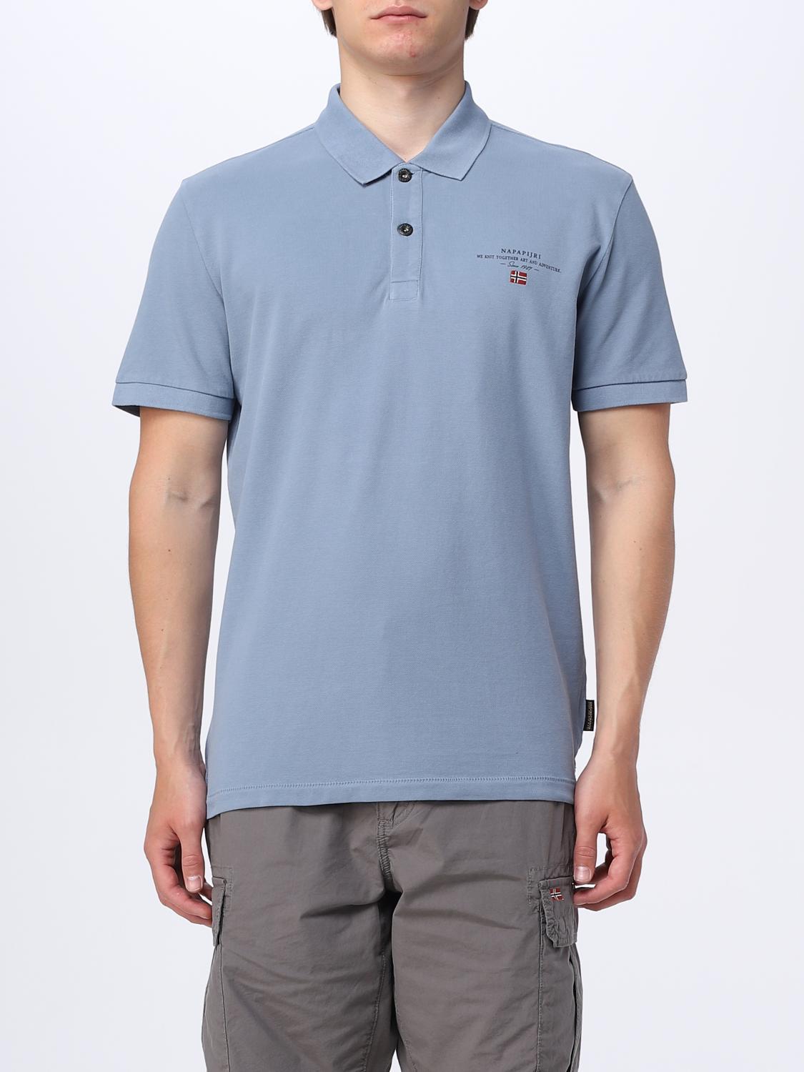 NAPAPIJRI POLO: Polo Napapijri in piquet, Blue - Img 1