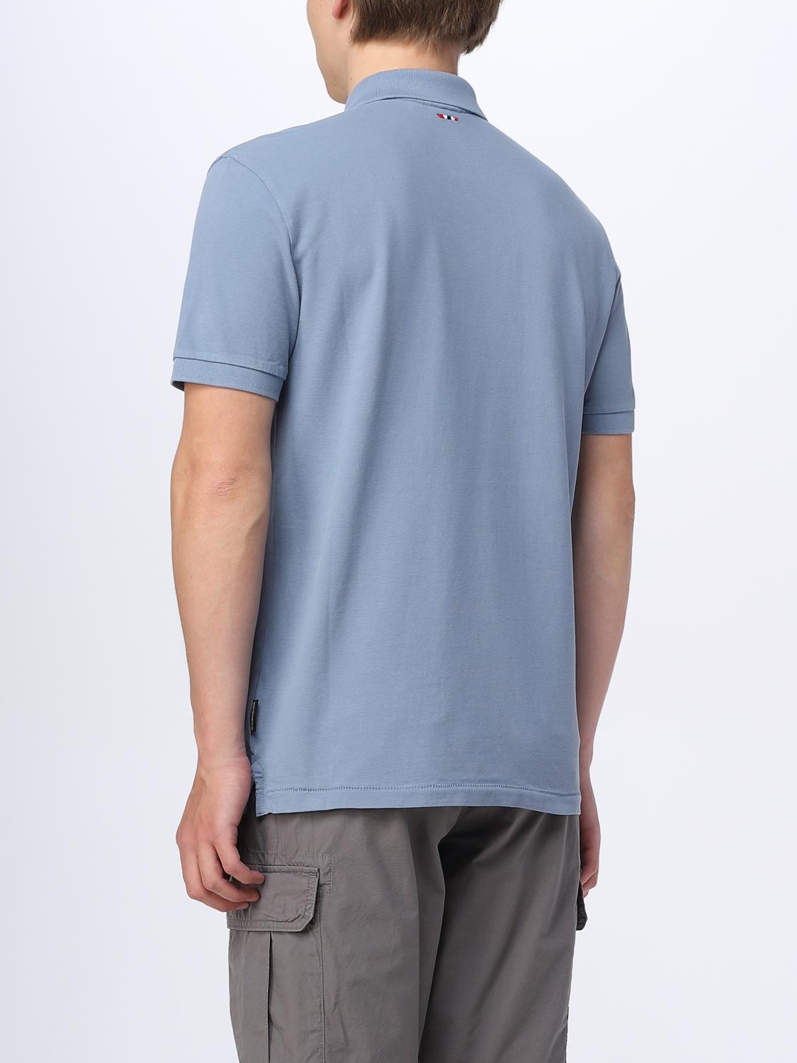 NAPAPIJRI POLO: Polo Napapijri in piquet, Blue - Img 3