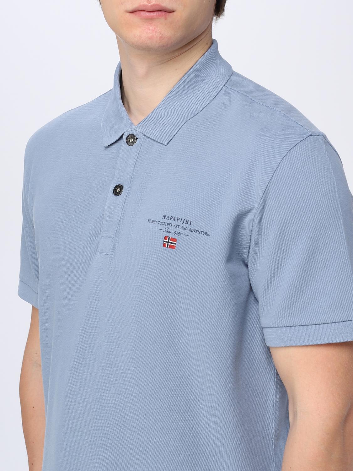 NAPAPIJRI POLO: Polo Napapijri in piquet, Blue - Img 4