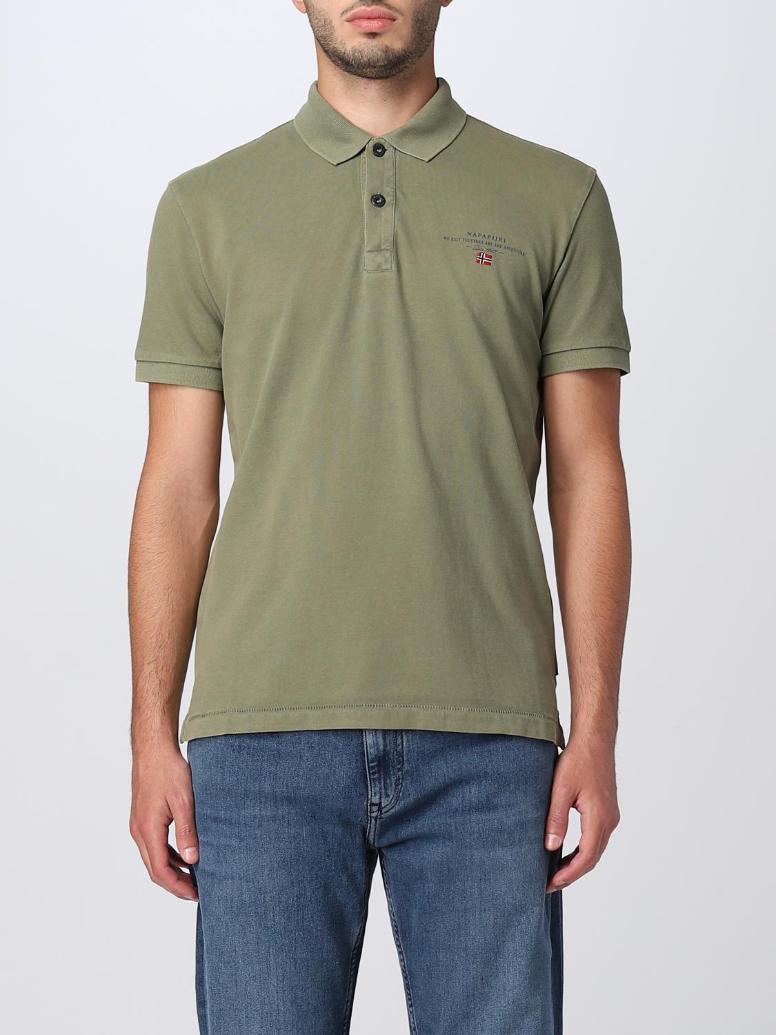 NAPAPIJRI POLO: Polo Napapijri in piquet, Verde - Img 1