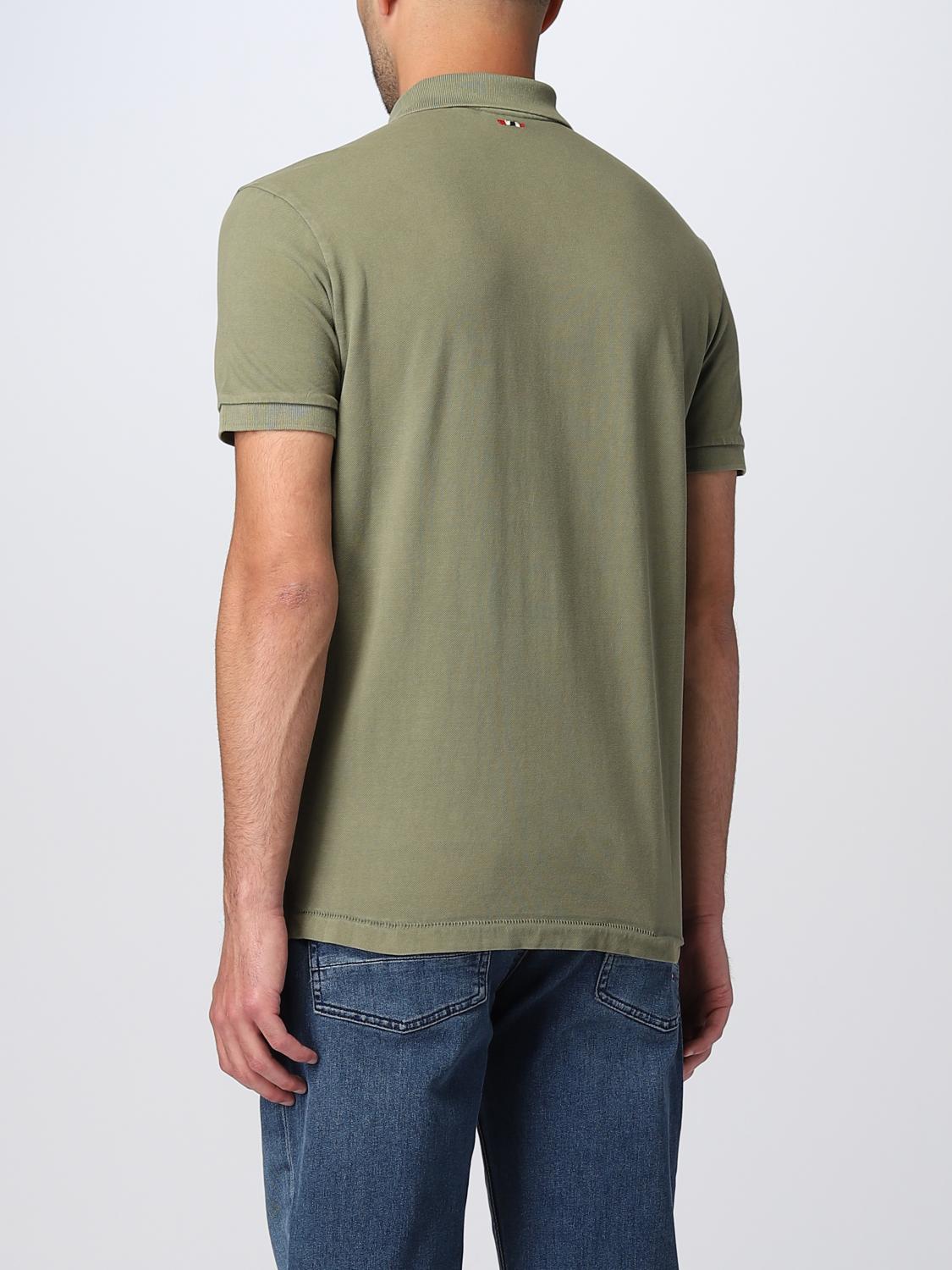 NAPAPIJRI POLO: Polo Napapijri in piquet, Verde - Img 2