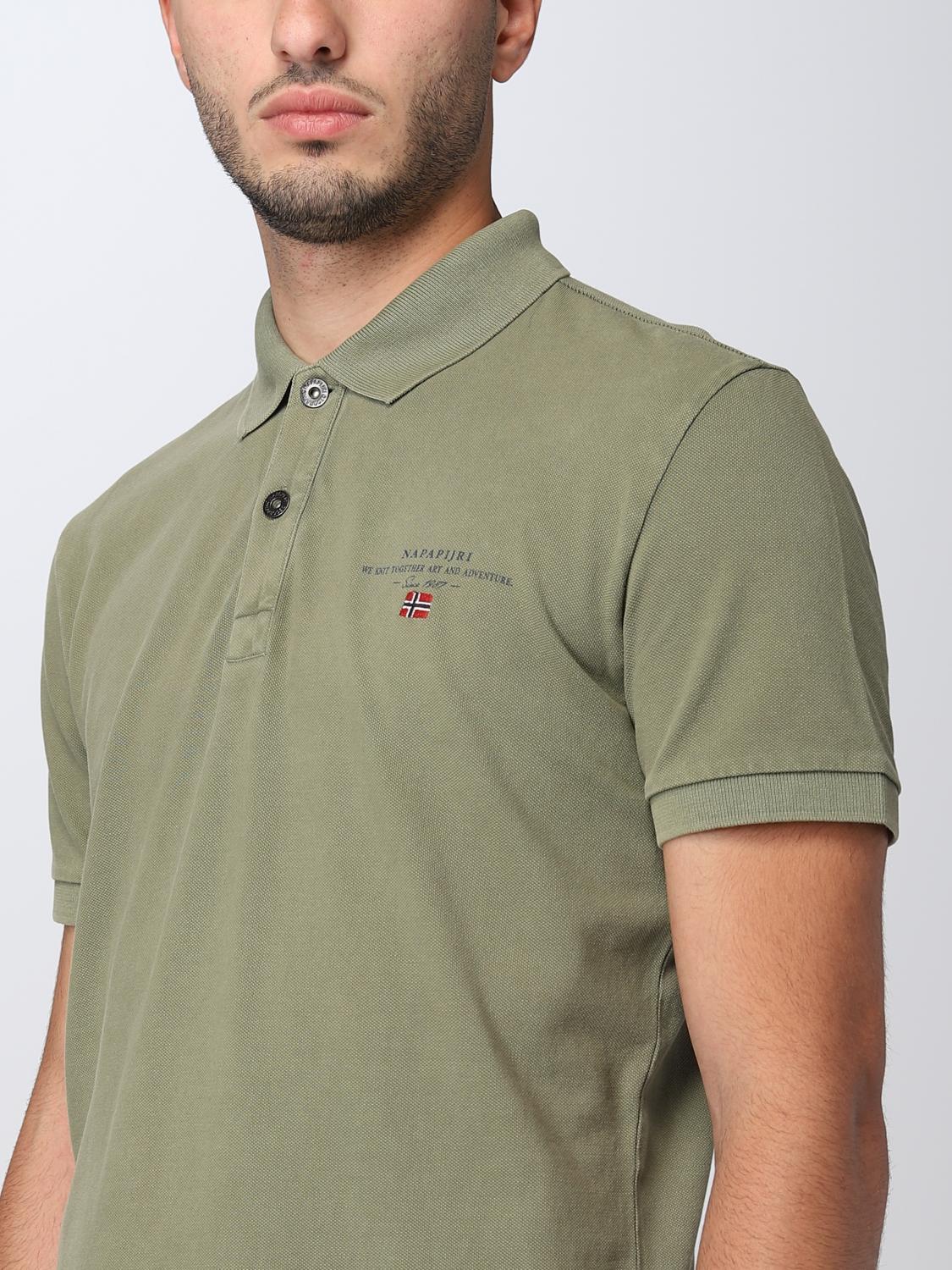 NAPAPIJRI POLO: Polo Napapijri in piquet, Verde - Img 3