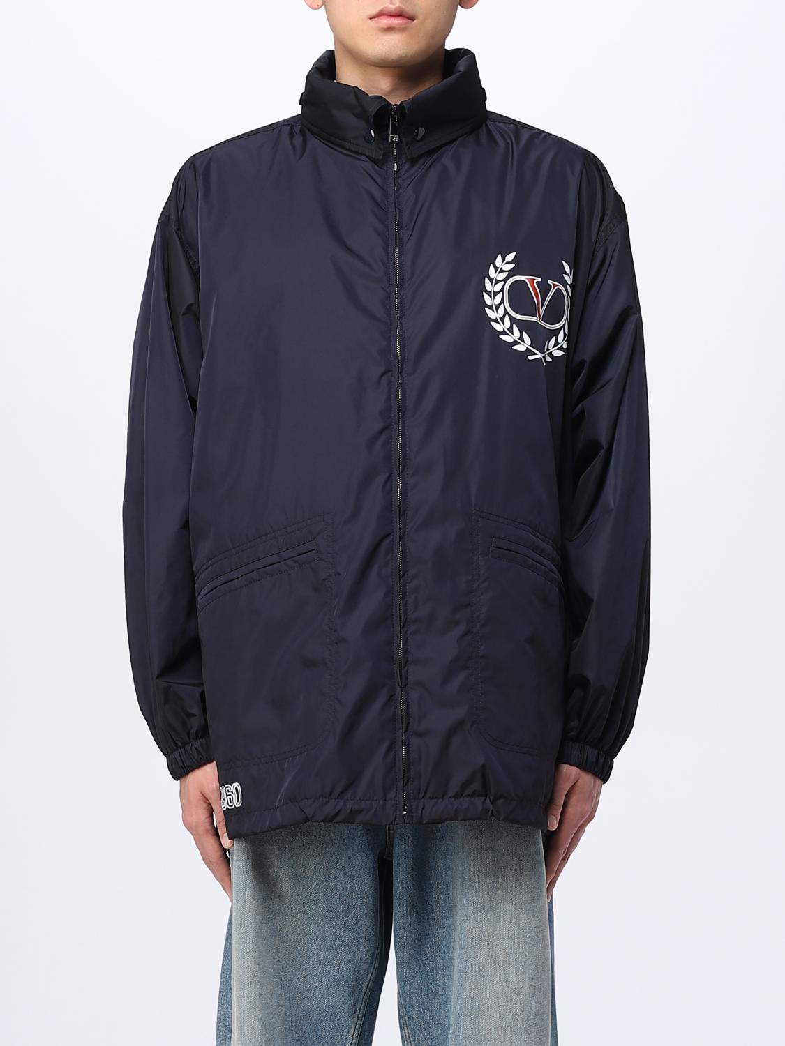 VALENTINO GIACCA: Giacca Valentino in nylon, Blue - Img 1