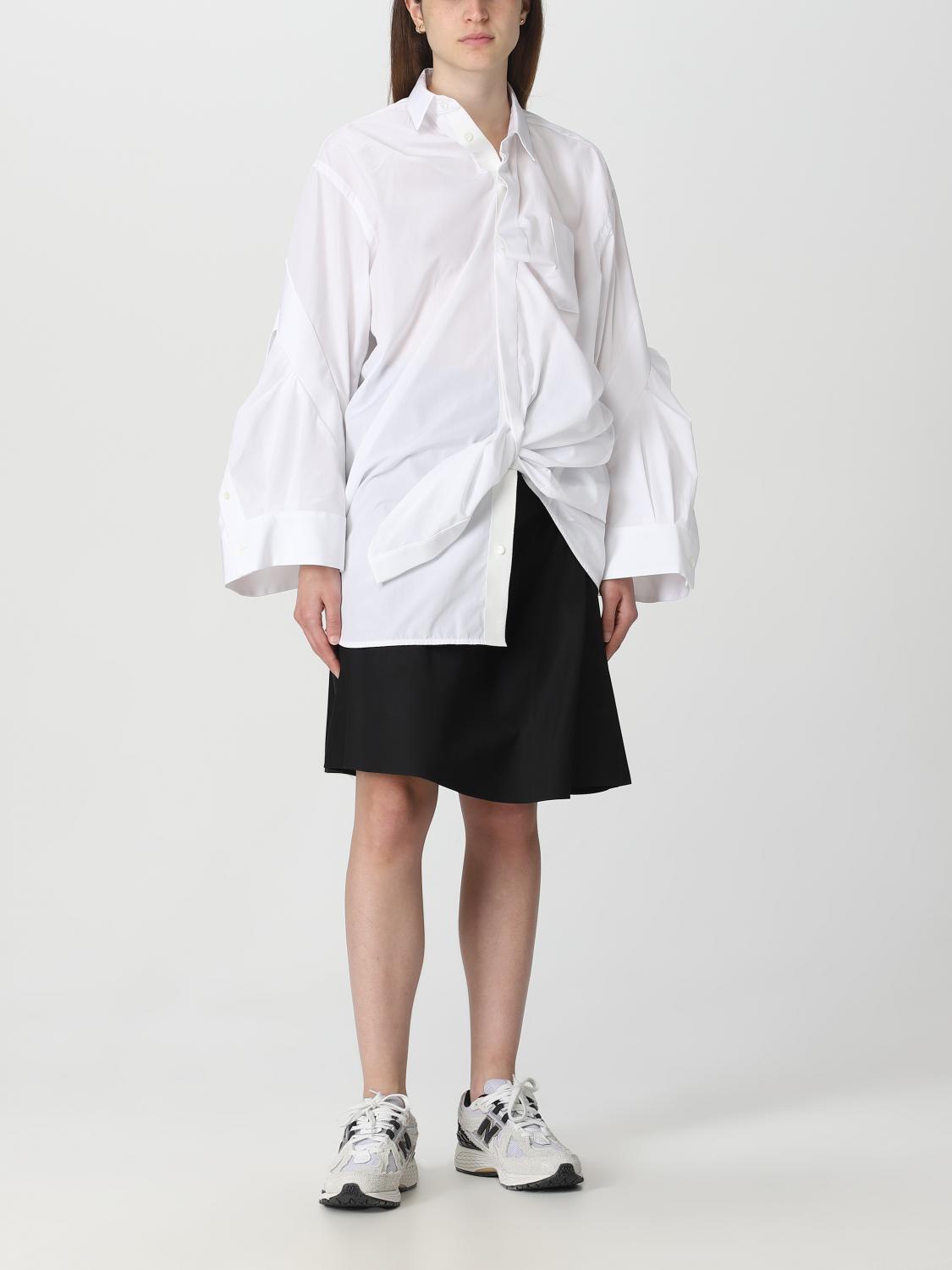 SACAI: Shirt woman - White | Sacai shirt 2306627 online at GIGLIO.COM