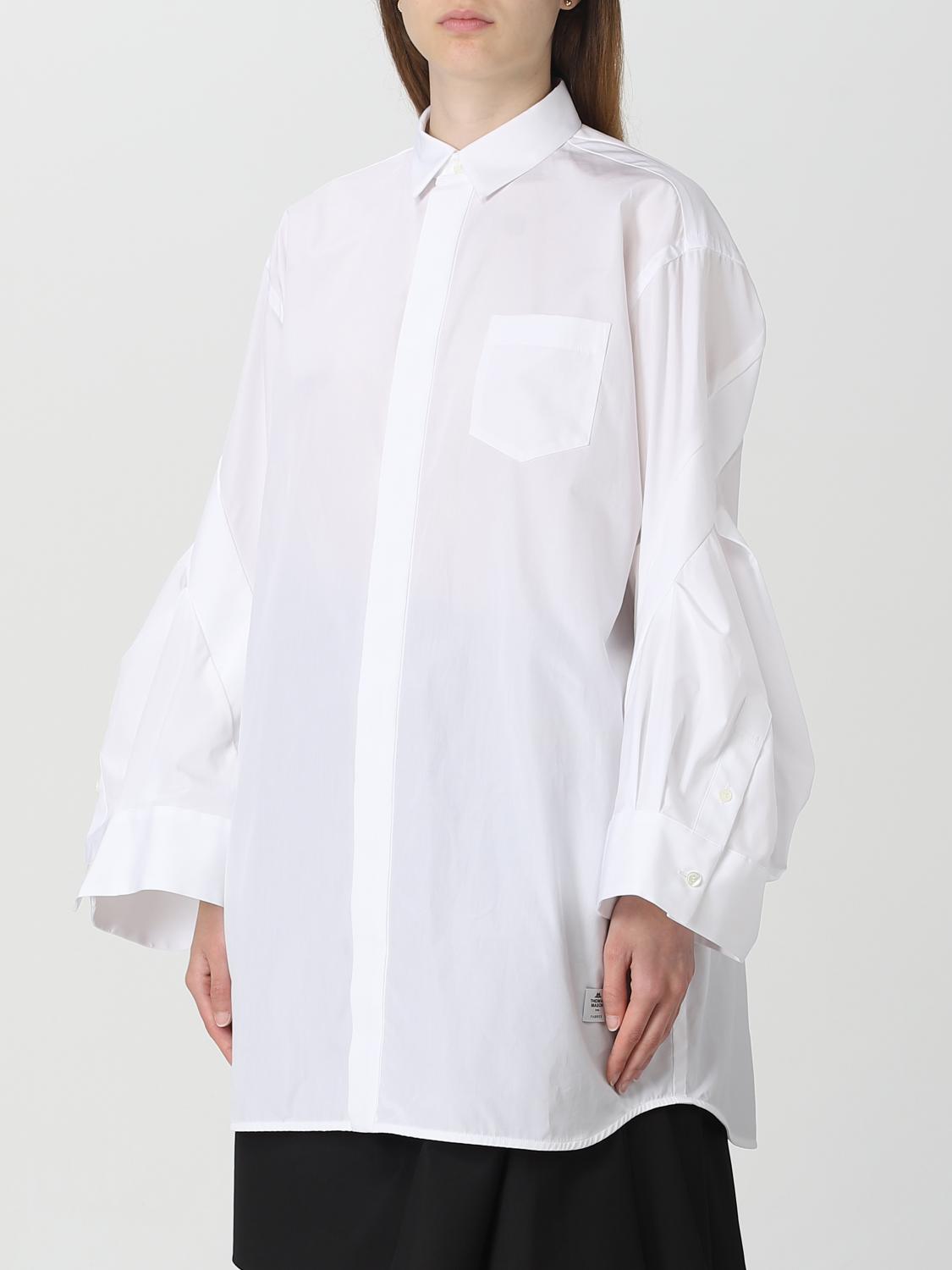 SACAI: Shirt woman - White | Sacai shirt 2306627 online at GIGLIO.COM