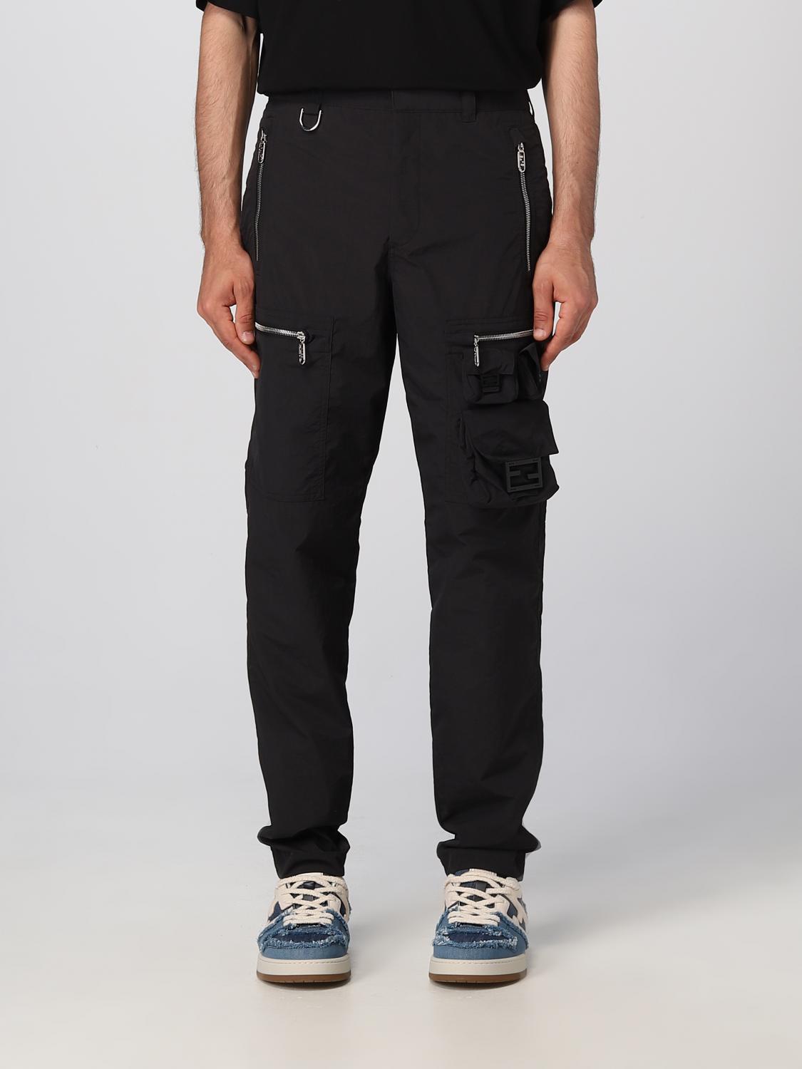 Fendi パンツ メンズ - ブラック | FB0826AM7T | GIGLIO.COM