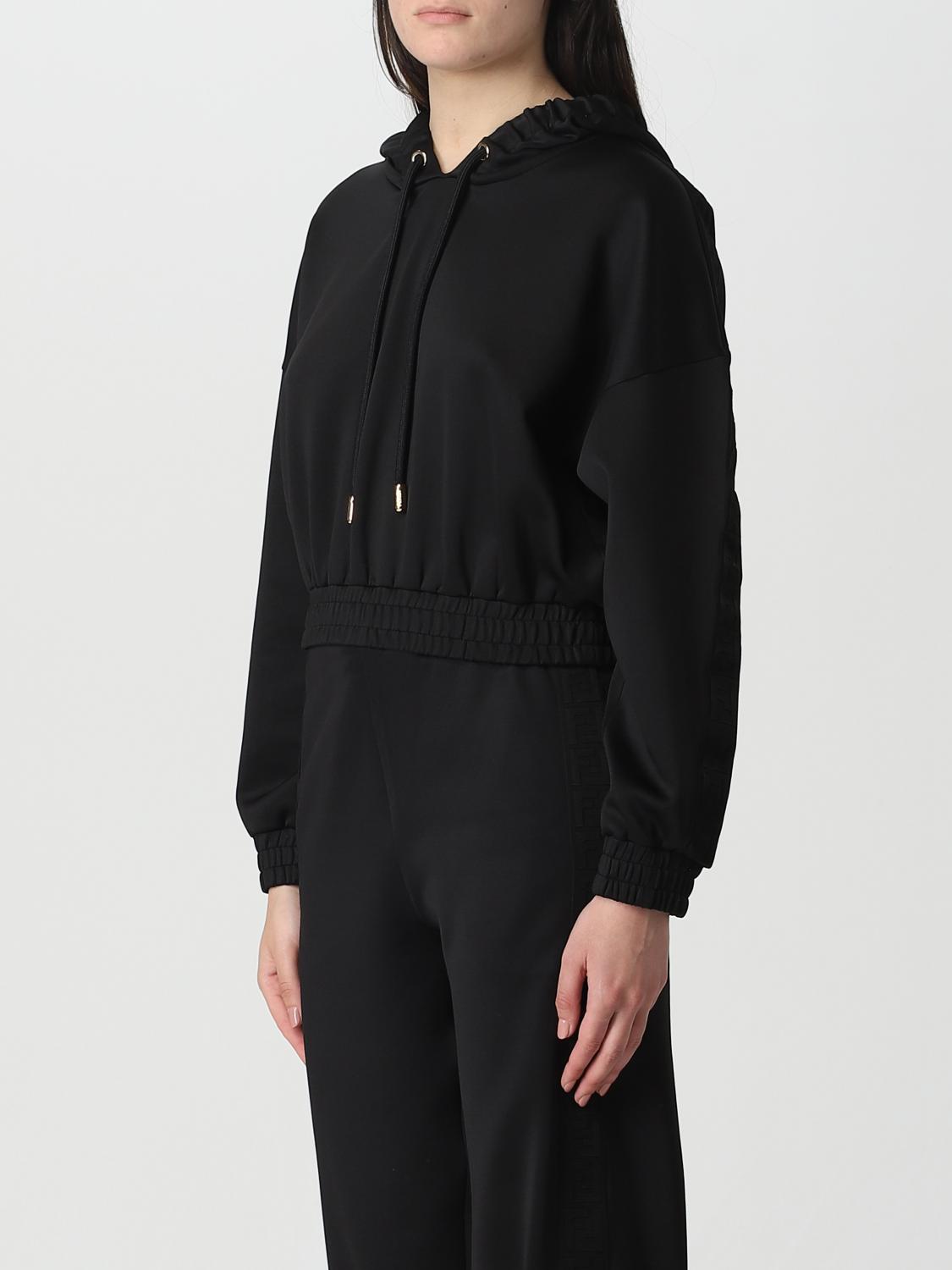 FENDI FELPA: Felpa Fendi in jersey, Nero - Img 4