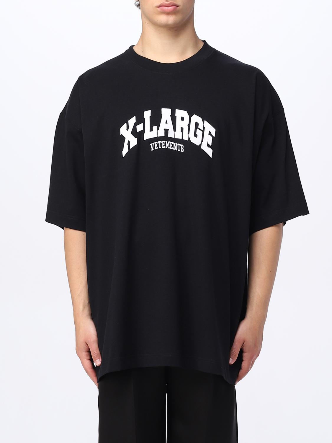 VETEMENTS: T-shirt men Black Vetements t-shirt UE63TR860B