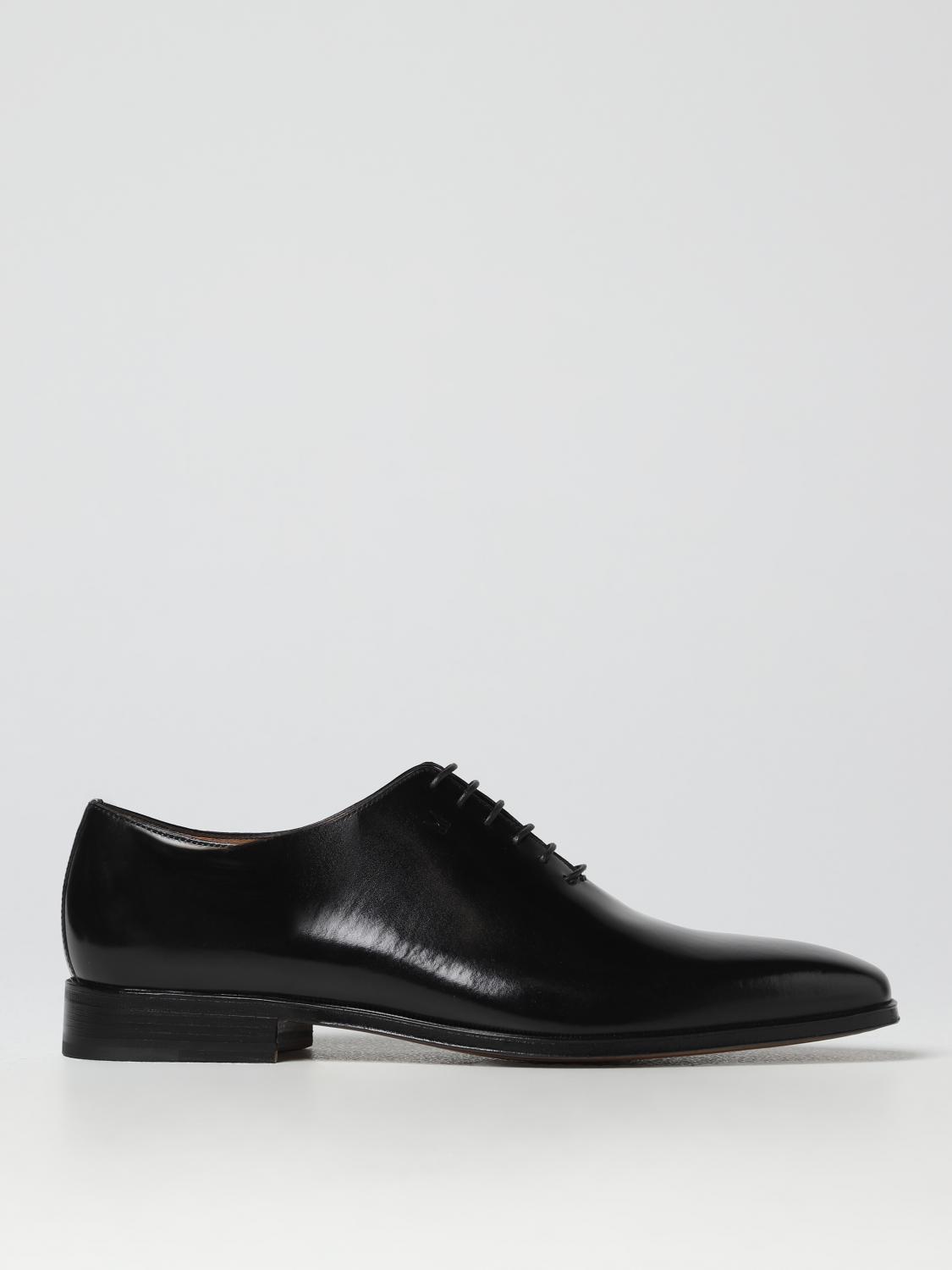 MORESCHI Shoes men Black Moreschi brogue shoes 300000770601 online at GIGLIO.COM