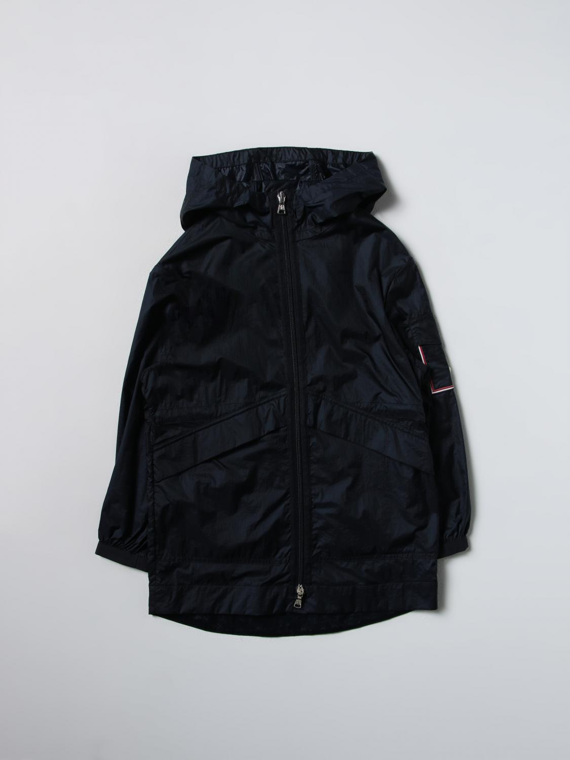 MONCLER CHAQUETA: Chaqueta niños Moncler, Azul Oscuro - Img 1
