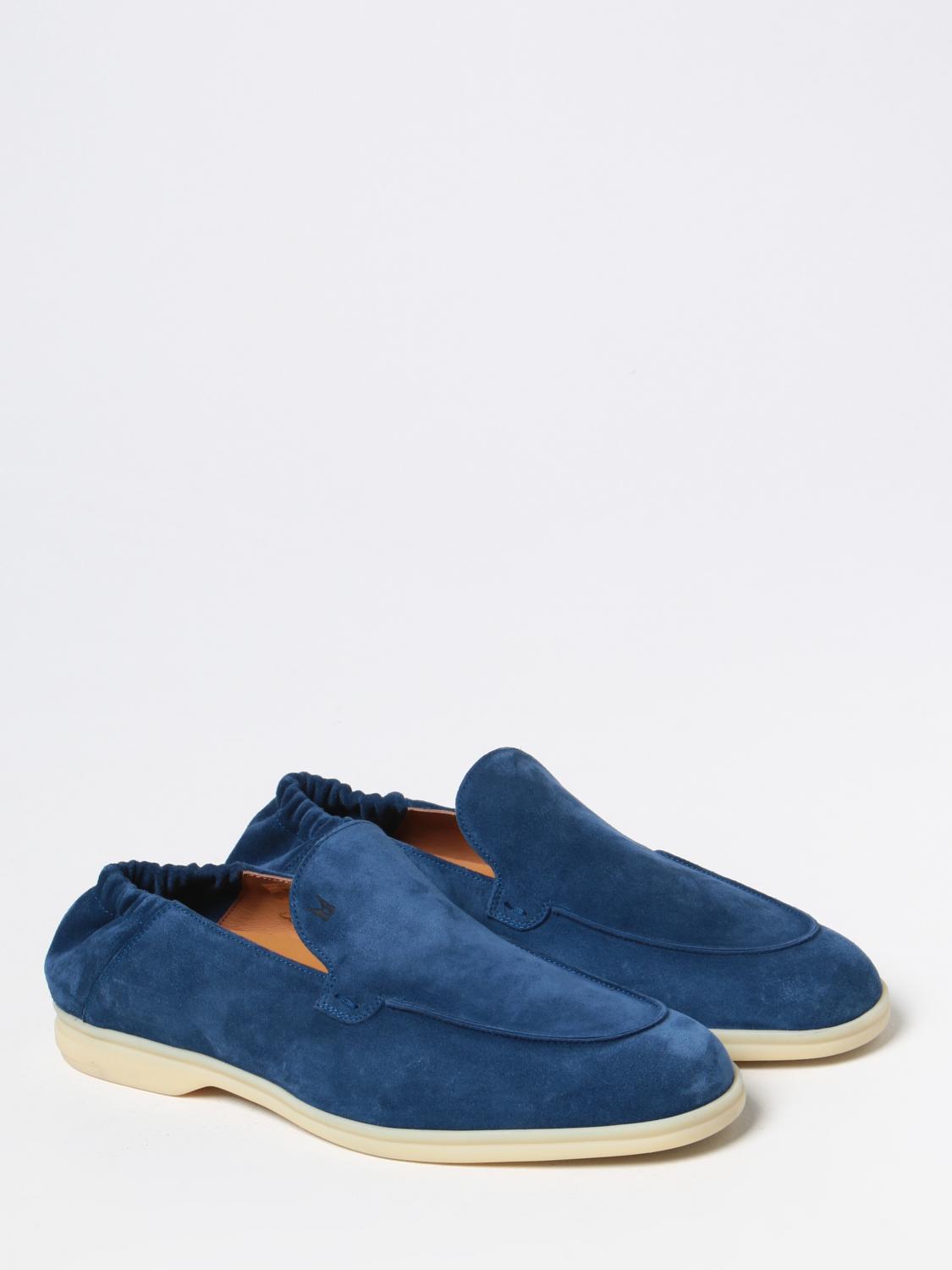 MORESCHI LOAFERS: Shoes men Moreschi, Denim - Img 2