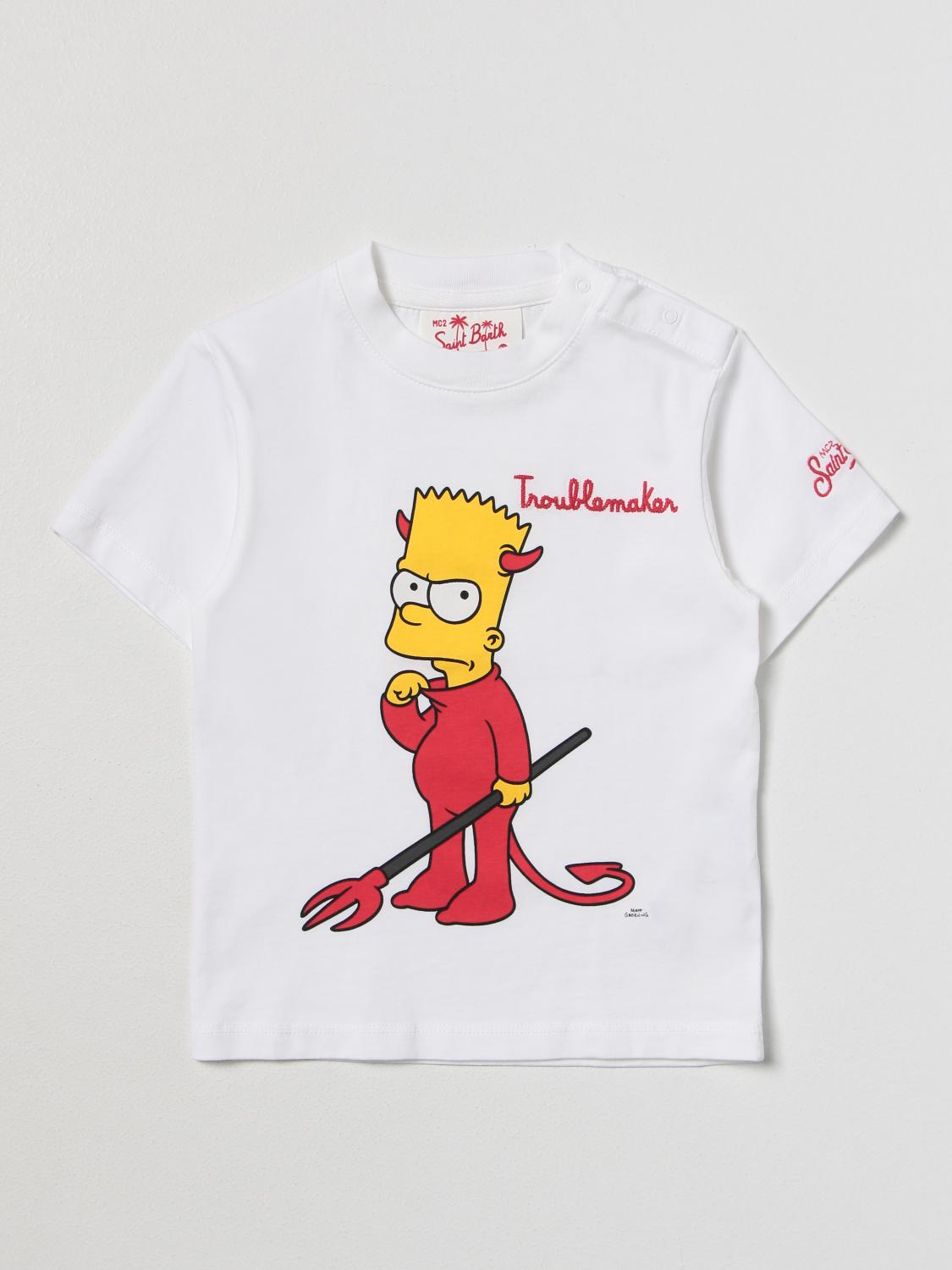 MC2 SAINT BARTH: T-shirt kids - White | Mc2 Saint Barth t-shirt TSH0001 ...