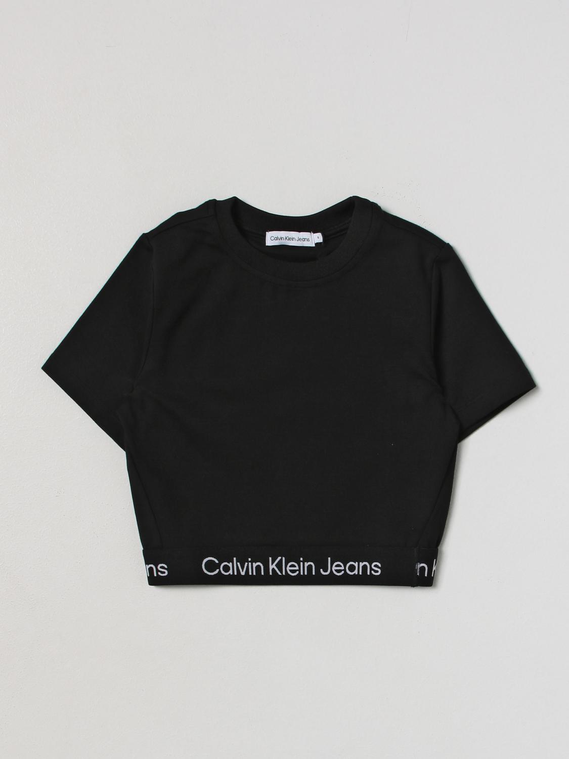 CALVIN KLEIN CAMISETA: Camisetas niños Calvin Klein, Negro - Img 1