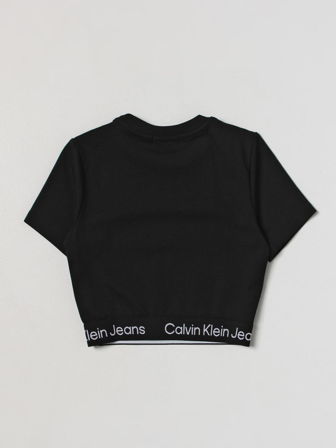 CALVIN KLEIN CAMISETA: Camisetas niños Calvin Klein, Negro - Img 2