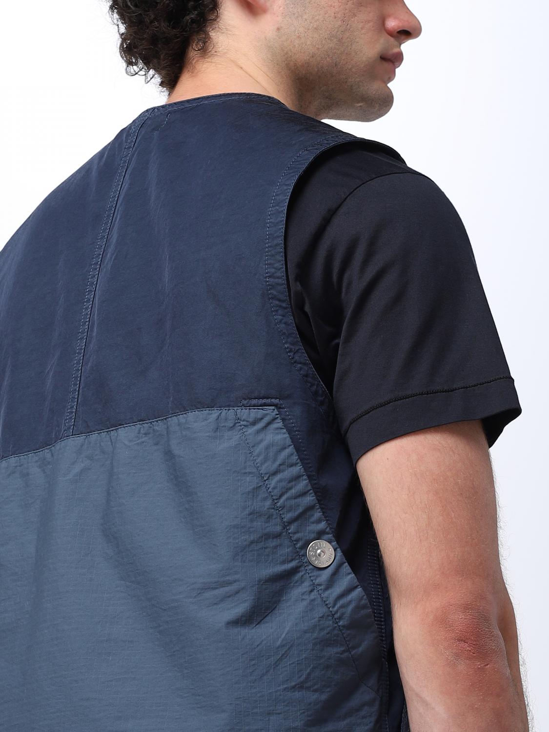 STONE ISLAND WESTE: Weste herren Stone Island, Blau - Img 5