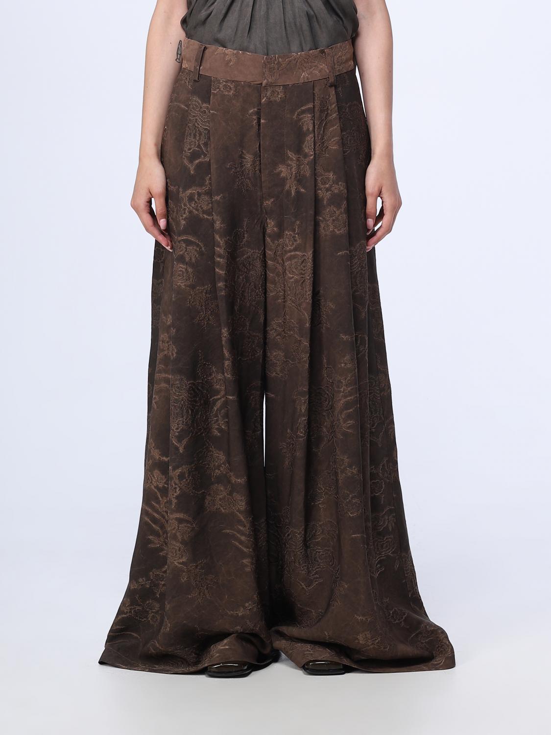 ボトムスその他 UMA WANG Women Pants LUW3022UW240 Brown UMA WANG: Pants woman - Brown | Uma Wang pants UW3022 online
