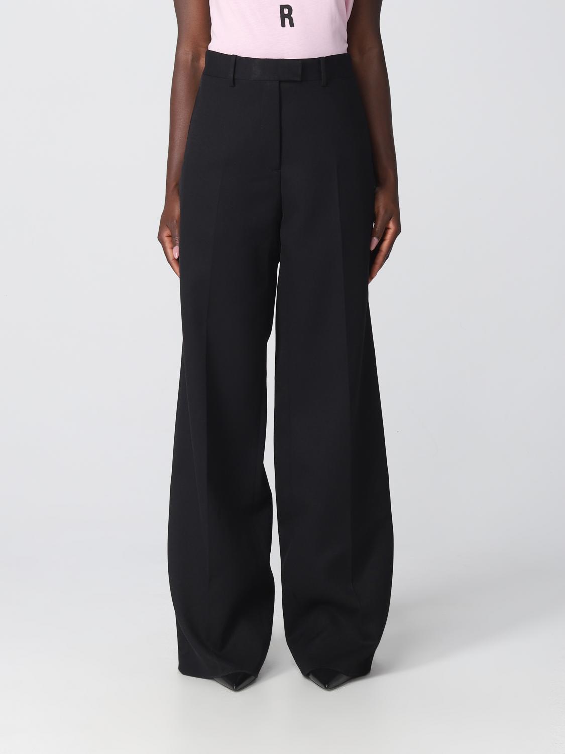 RAF SIMONS Pantalon femme Noir Pantalon Raf Simons 231W369 en ligne sur GIGLIO.COM