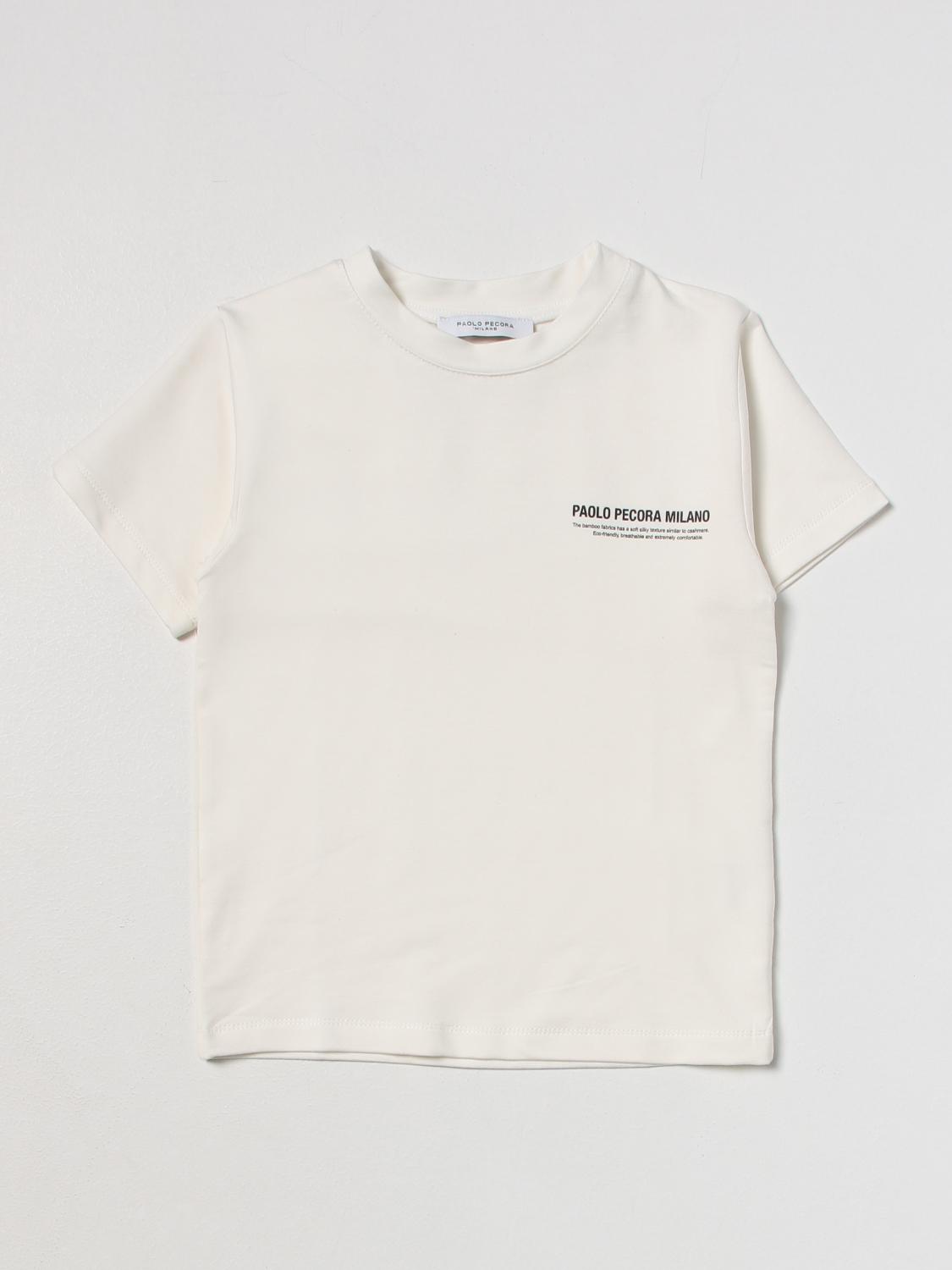 PAOLO PECORA CAMISETA: Jersey niños Paolo Pecora, Blanco - Img 1