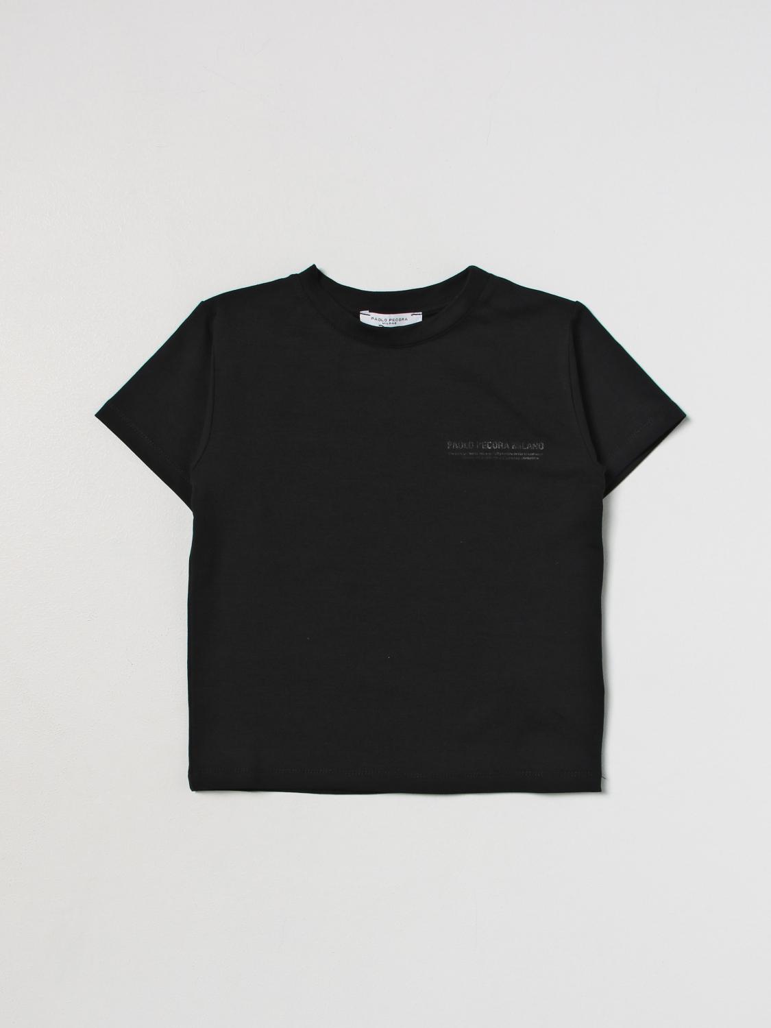 PAOLO PECORA T-SHIRT: Pullover kinder Paolo Pecora, Schwarz - Img 1