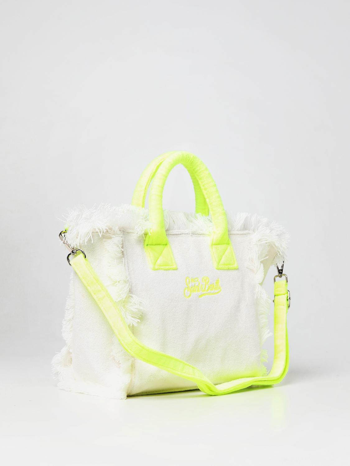 MC2 SAINT BARTH BORSA A MANO: Borsa Colette MC2 Saint Barth in spugna, Bianco - Img 2