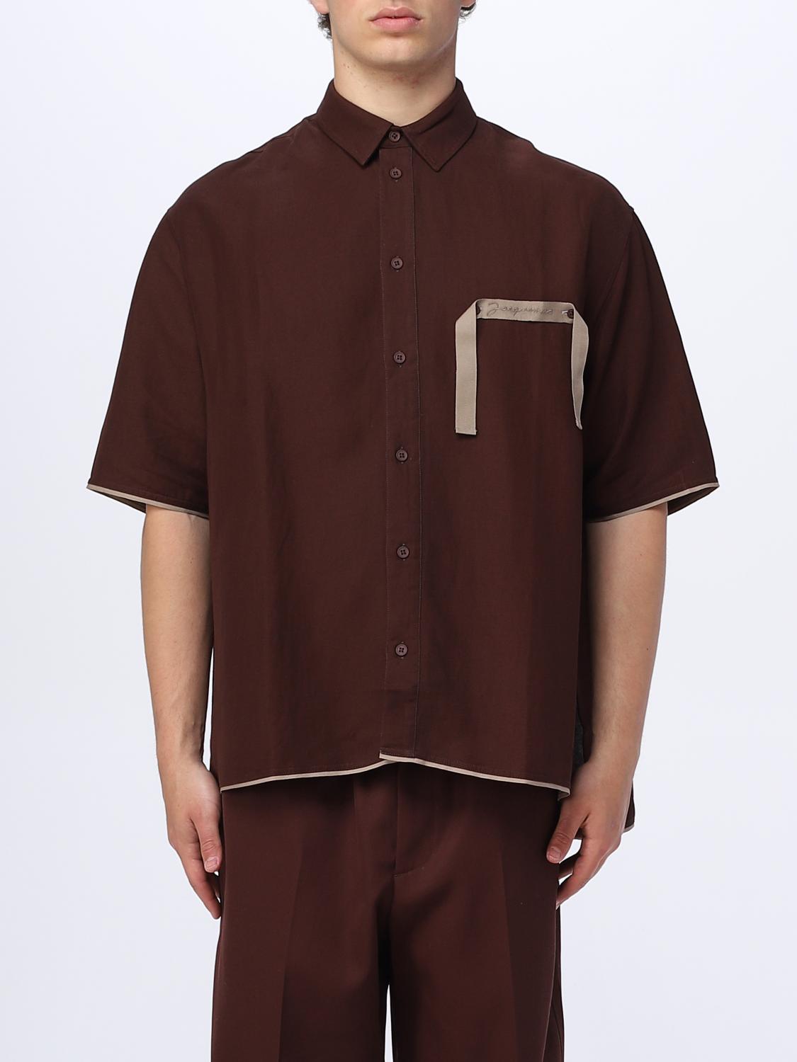 Jacquemus Shirt men - Brown | 226SH0101341 | GIGLIO.COM