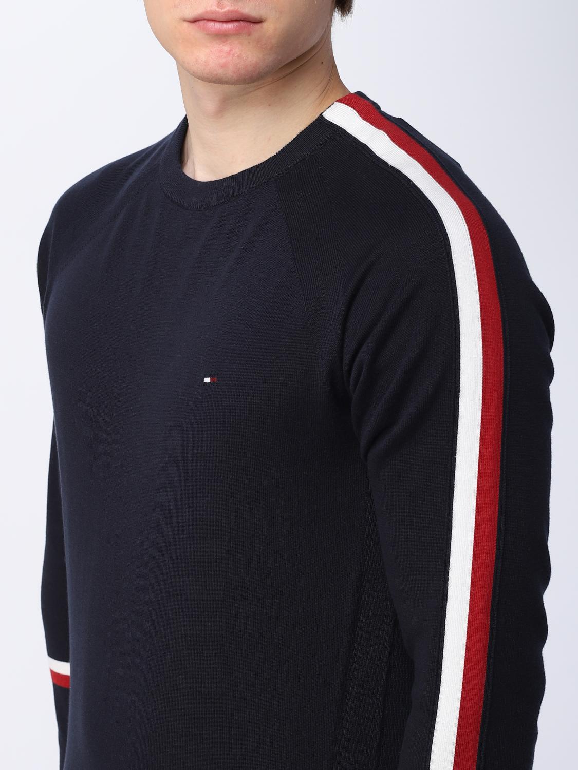 TOMMY HILFIGER SWEATER: Sweater men Tommy Hilfiger, Blue - Img 4