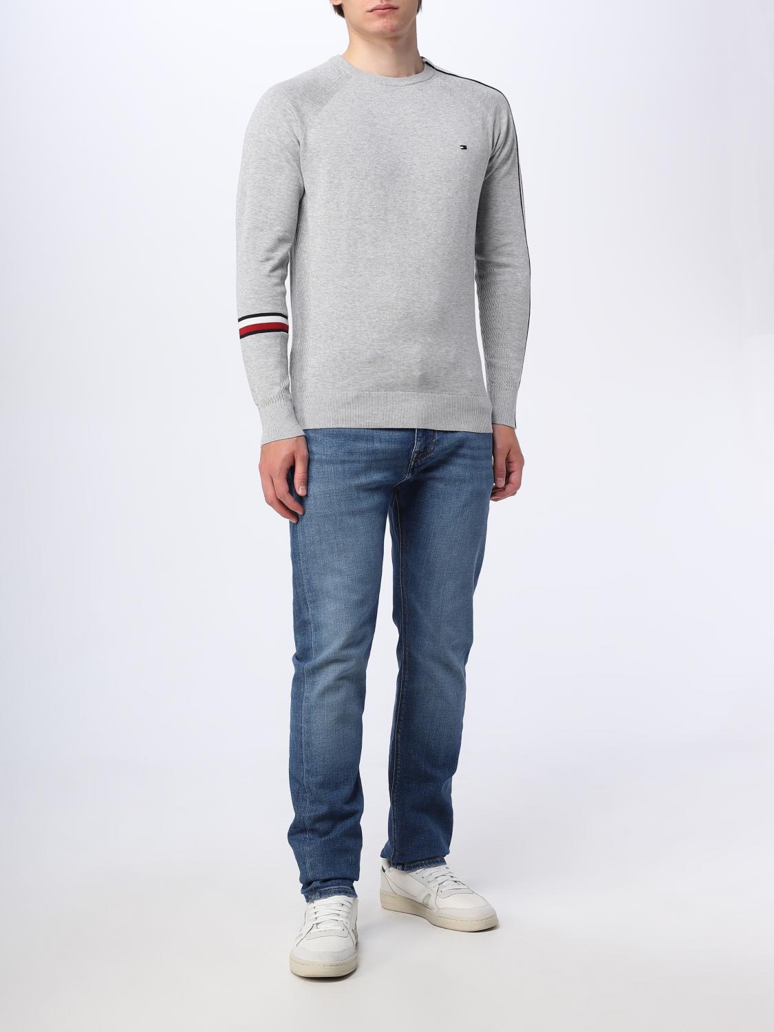 TOMMY HILFIGER SWEATER: Sweater men Tommy Hilfiger, Grey - Img 2