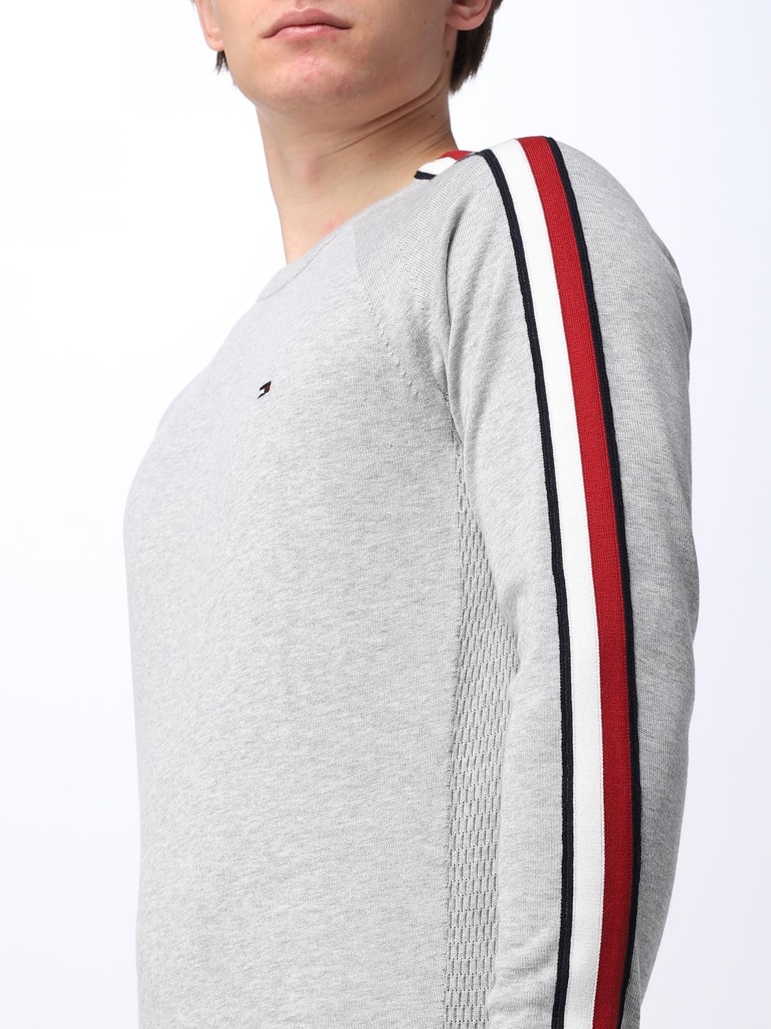 TOMMY HILFIGER SWEATER: Sweater men Tommy Hilfiger, Grey - Img 4