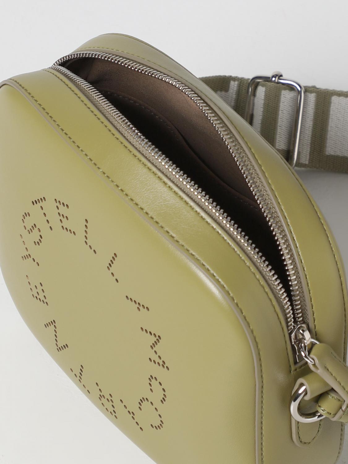 STELLA MCCARTNEY BORSA MINI: Borsa Camera Bag Stella McCartney in nappa sintetica, Verde - Img 5