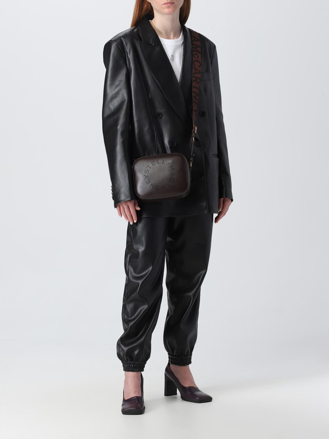 STELLA MCCARTNEY BORSA MINI: Borsa Camera Bag Stella McCartney in nappa sintetica, Marrone - Img 2