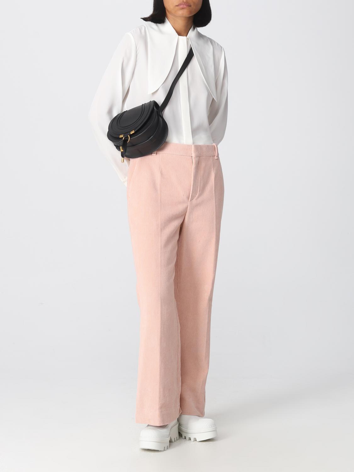 CHLOÉ BORSA MINI: Borsa Marcie Chloé in pelle a grana, Nero - Img 2