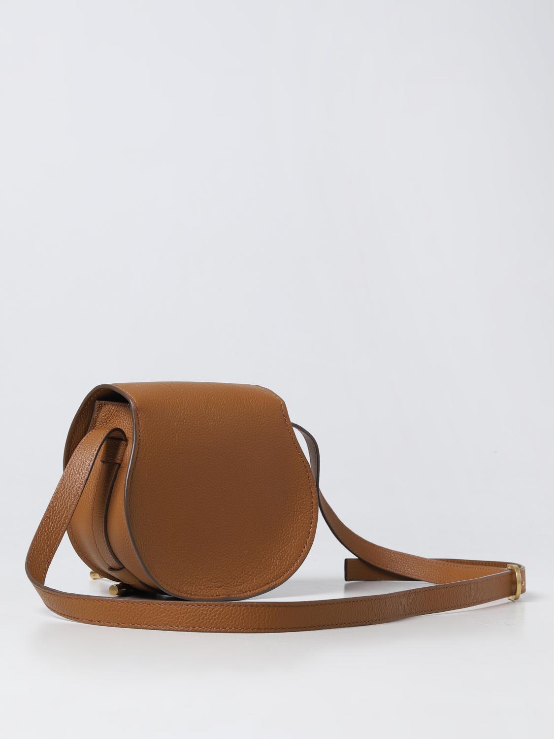 CHLOÉ BORSA MINI: Borsa Marcie Chloé in pelle a grana, Ebano - Img 2