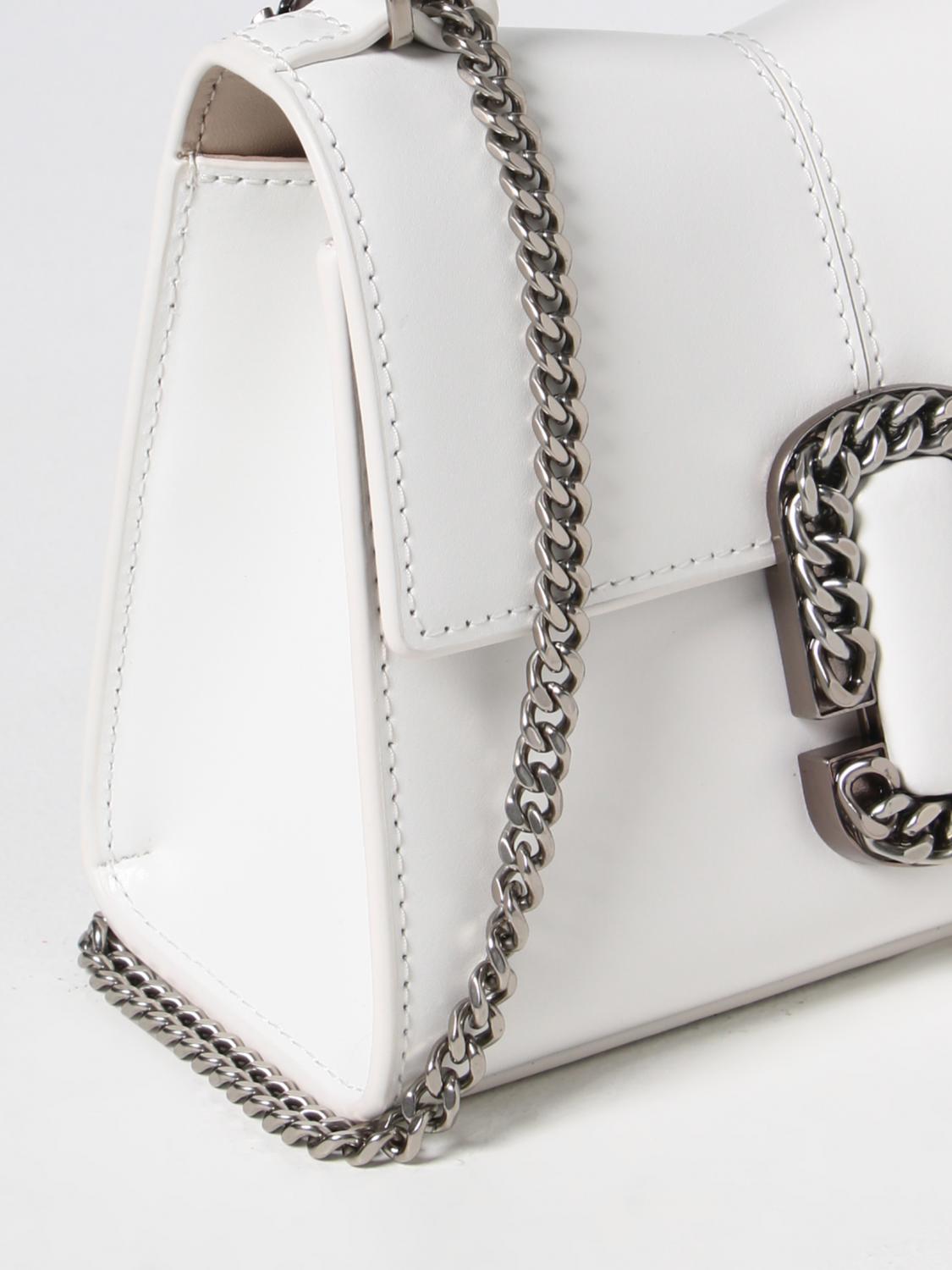 MARC JACOBS MINI BAG: Marc Jacobs bag in synthetic leather, White - Img 3