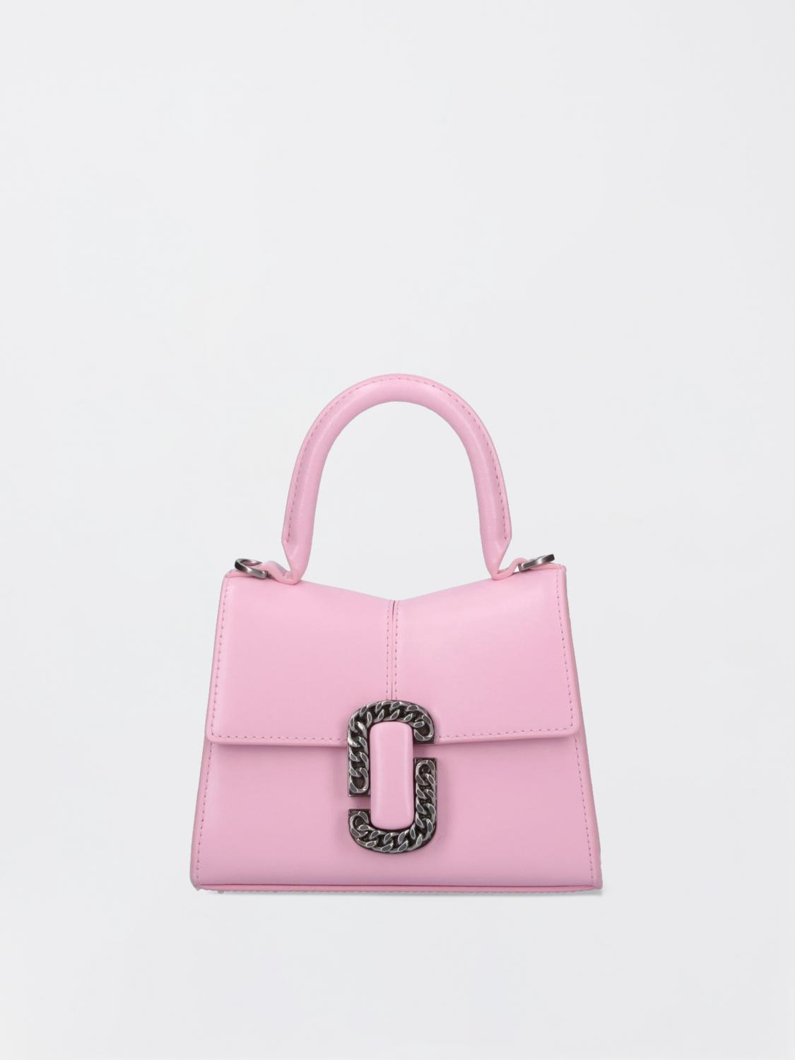 MARC JACOBS BORSA MINI: Borsa Marc Jacobs in pelle sintetica, Rosa - Img 1