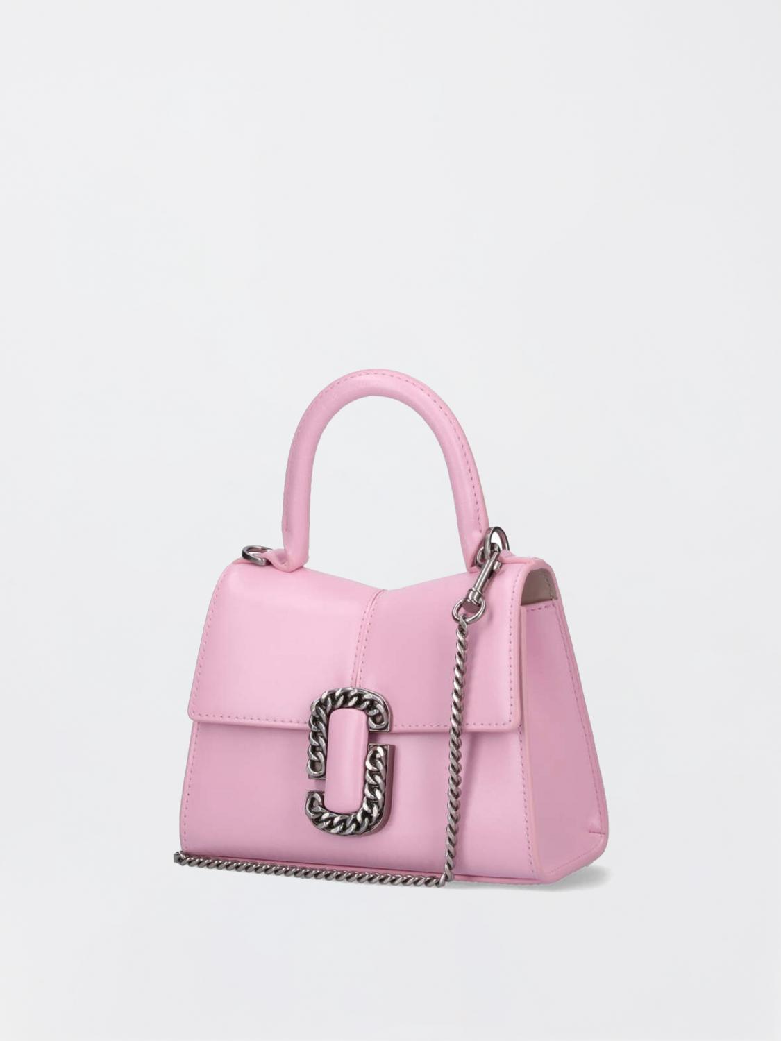 MARC JACOBS BORSA MINI: Borsa Marc Jacobs in pelle sintetica, Rosa - Img 3