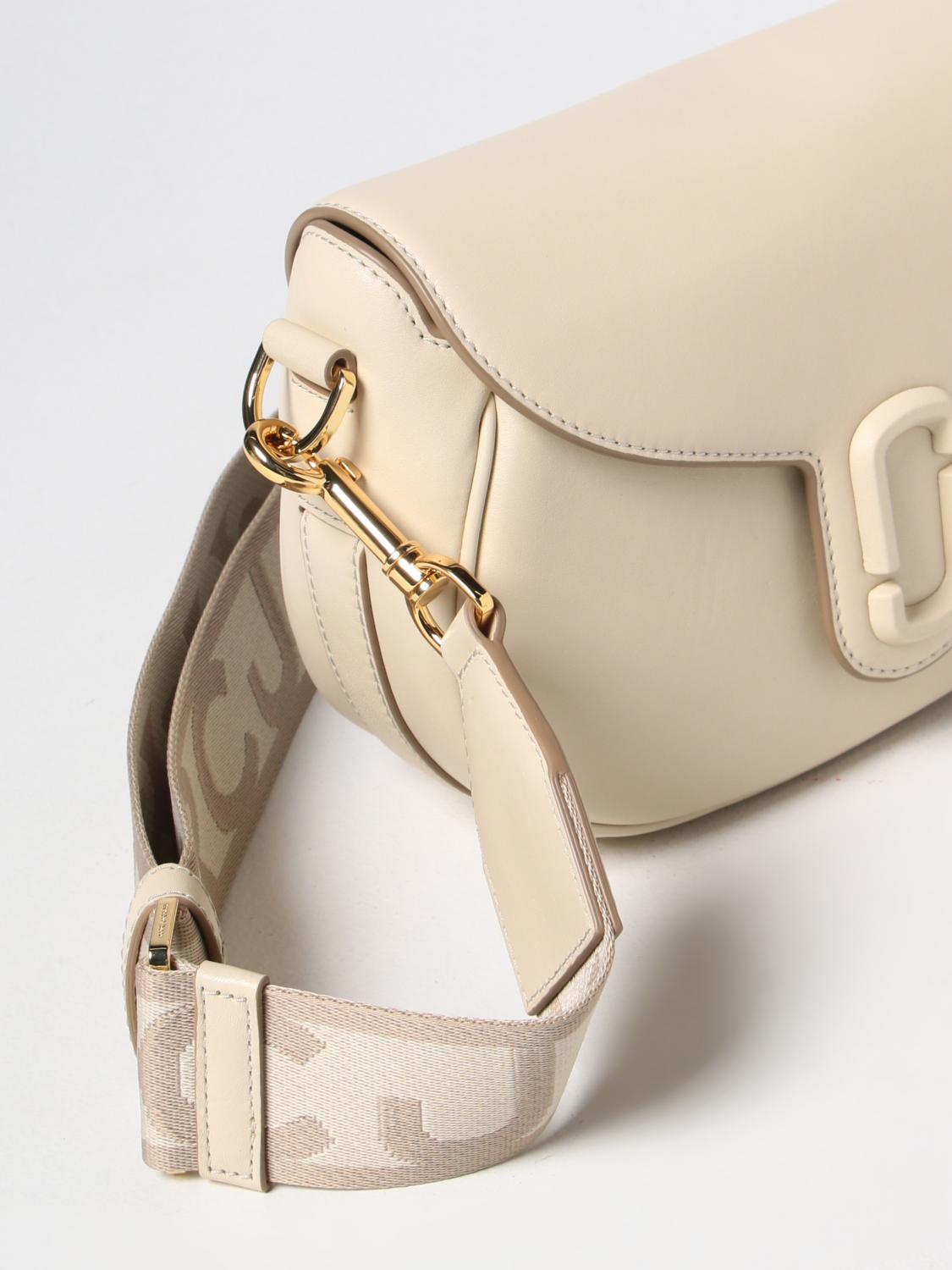 MARC JACOBS BORSA A TRACOLLA: Borsa Marc Jacobs in pelle liscia, Bianco - Img 3