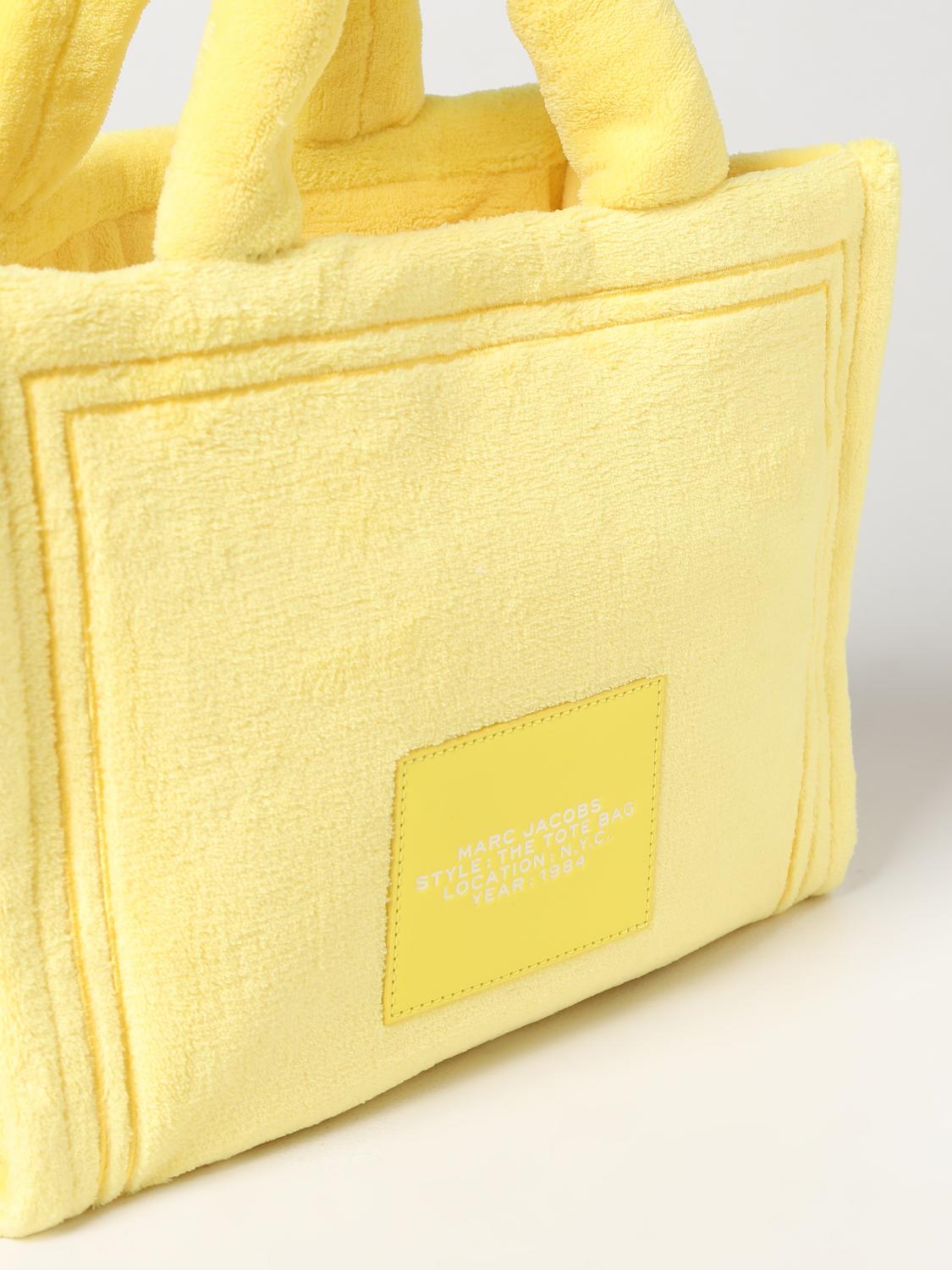 MARC JACOBS BORSA TOTE: Borsa The Tote Bag Marc Jacobs in pelliccia sintetica, Giallo - Img 3
