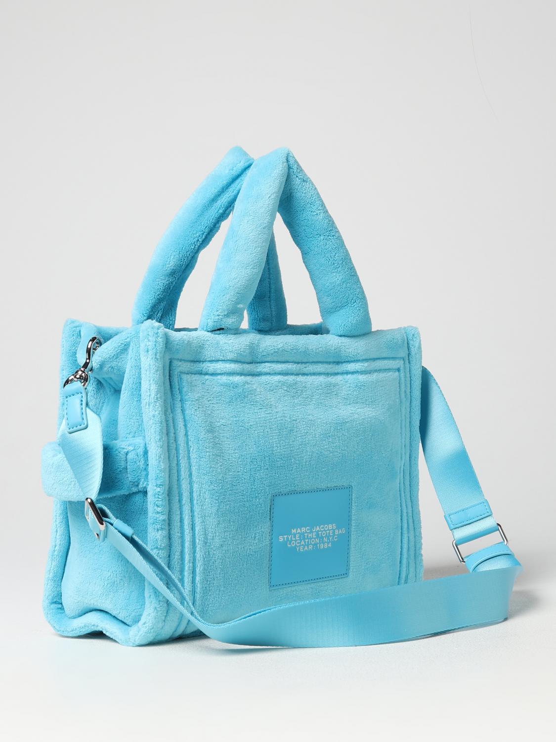 MARC JACOBS BORSA TOTE: Borsa The Tote Bag Marc Jacobs in pelliccia sintetica, Blue - Img 2