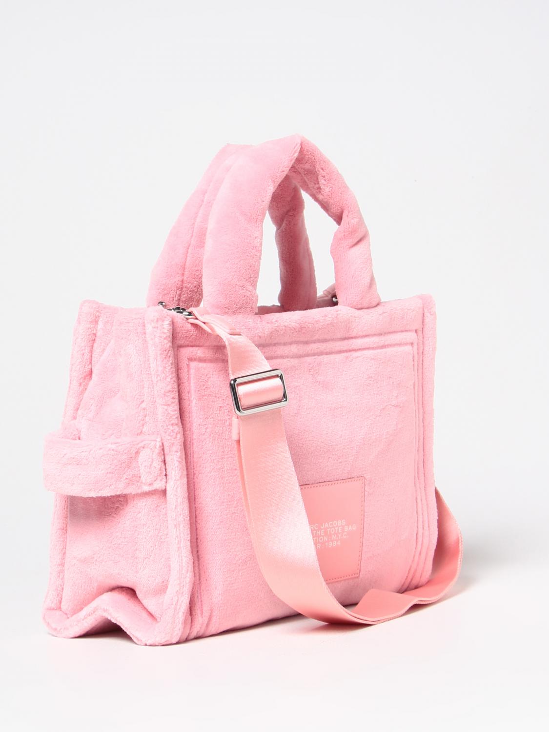 MARC JACOBS BORSA TOTE: Borsa The Tote Bag Marc Jacobs in pelliccia sintetica, Rosa - Img 2