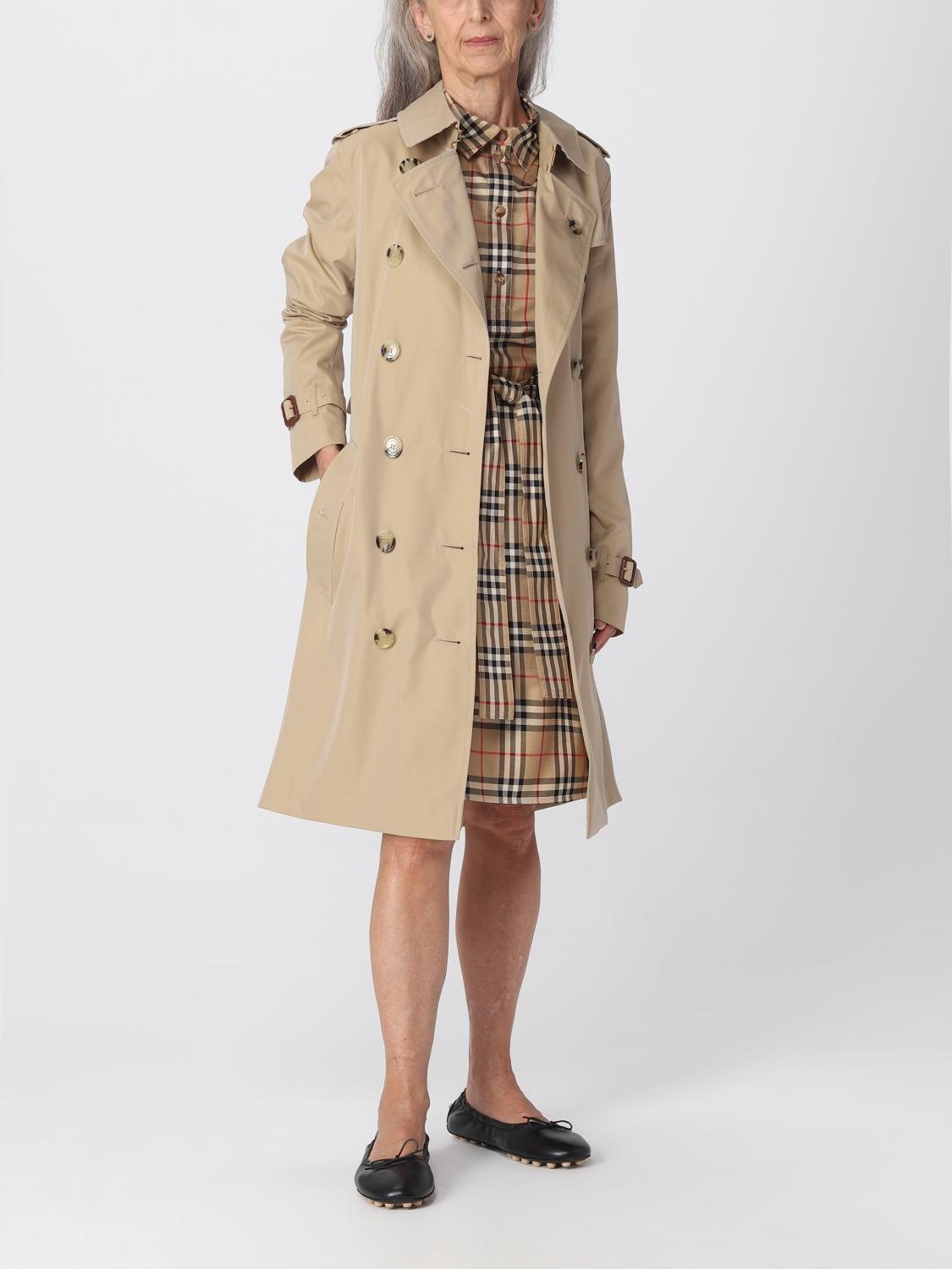 Burberry Kensington Heritage trench coat in cotton - Honey