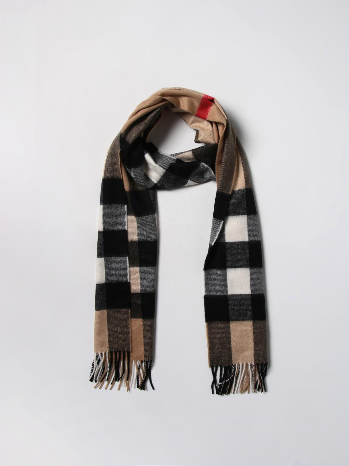 BURBERRY SCIARPA: Sciarpa Vintage Check Burberry in cashmere, Beige - Img 2