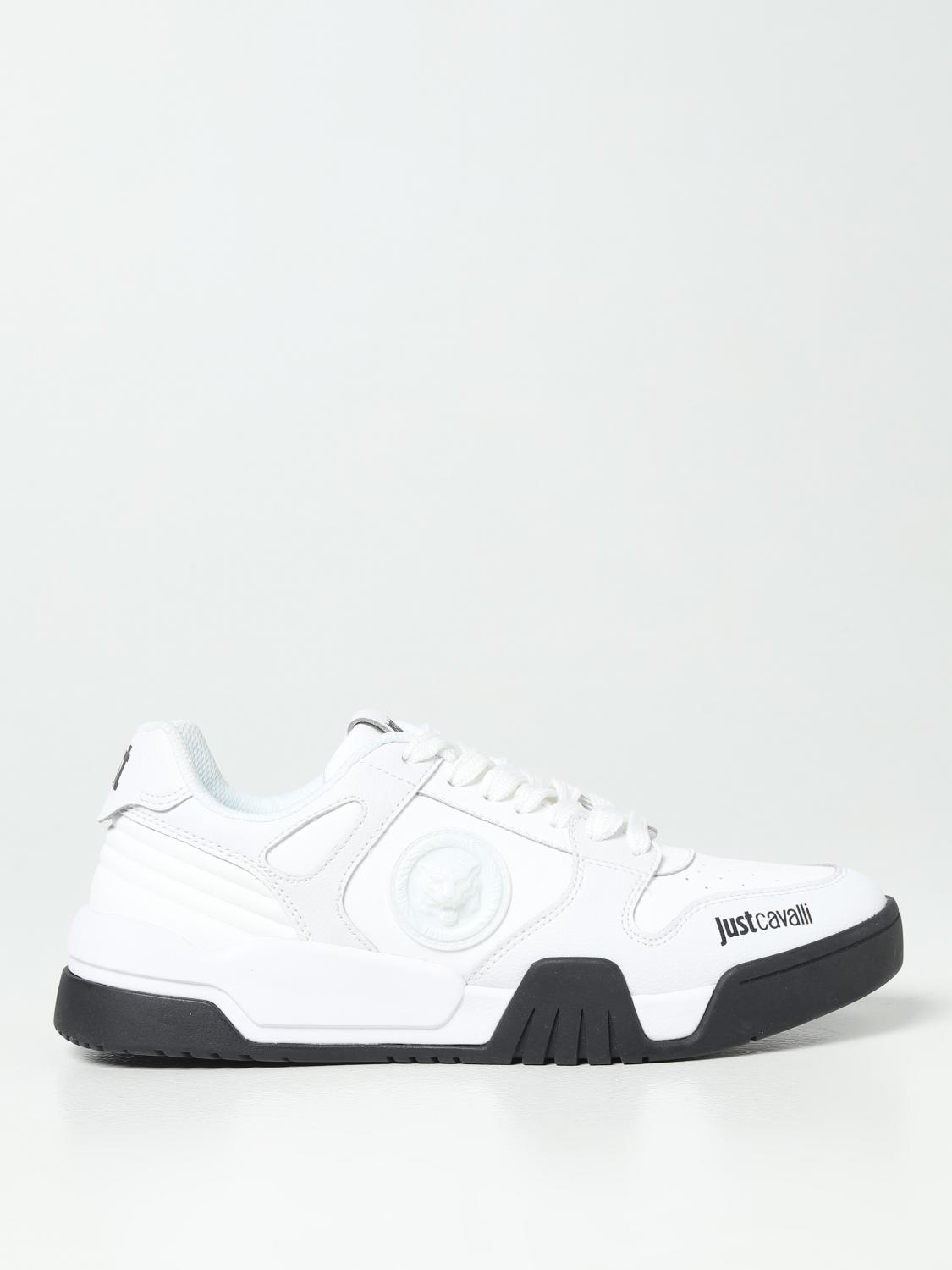 JUST CAVALLI: Shoes men - White | Just Cavalli sneakers JUST CAVALLI: Shoes men - White | Just Cavalli sneakers
