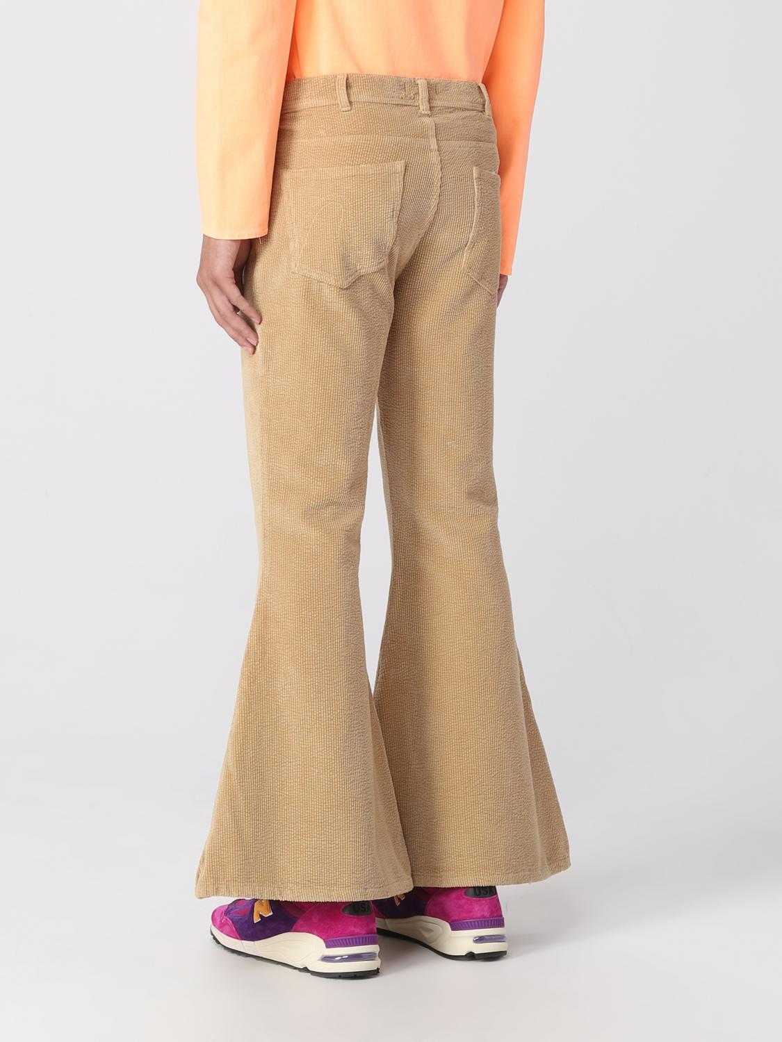 ERL PANTALONI: Pantalone Erl in cotone, Beige - Img 3