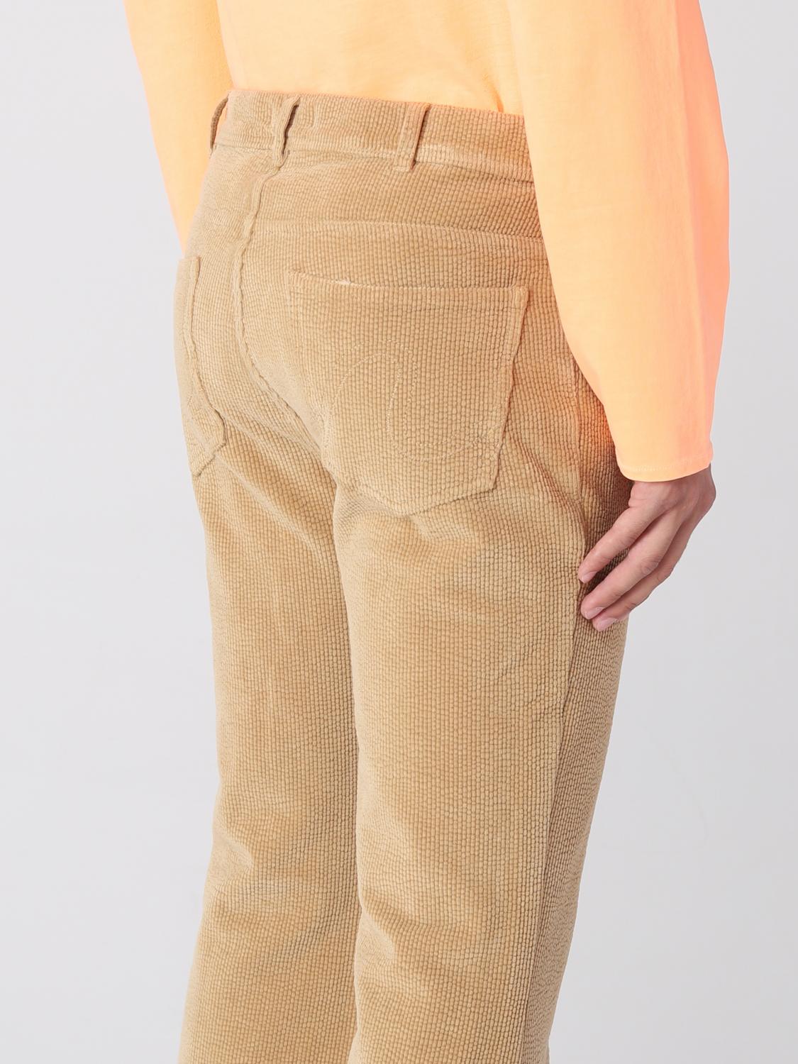 ERL PANTALONI: Pantalone Erl in cotone, Beige - Img 4