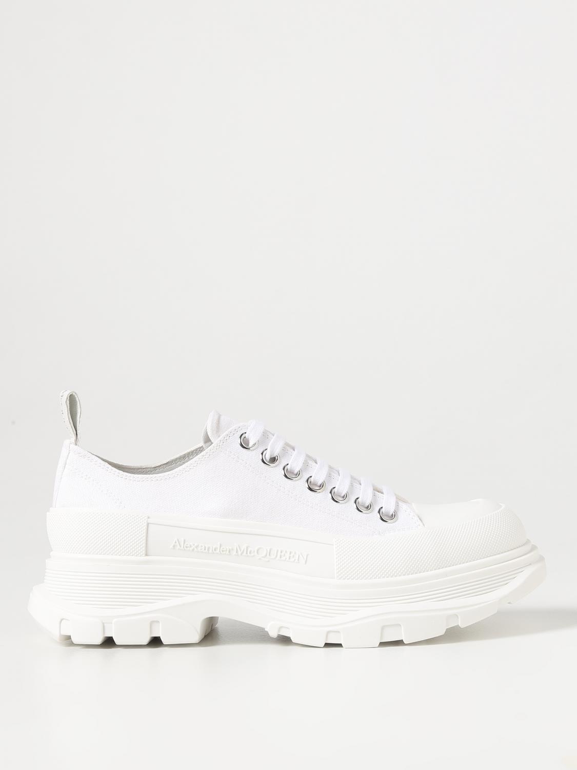 MCQUEEN SNEAKERS: Sneakers damen McQueen, Weiß - Img 1