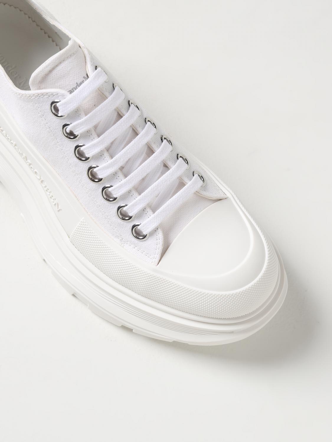 MCQUEEN SNEAKERS: Sneakers damen McQueen, Weiß - Img 4