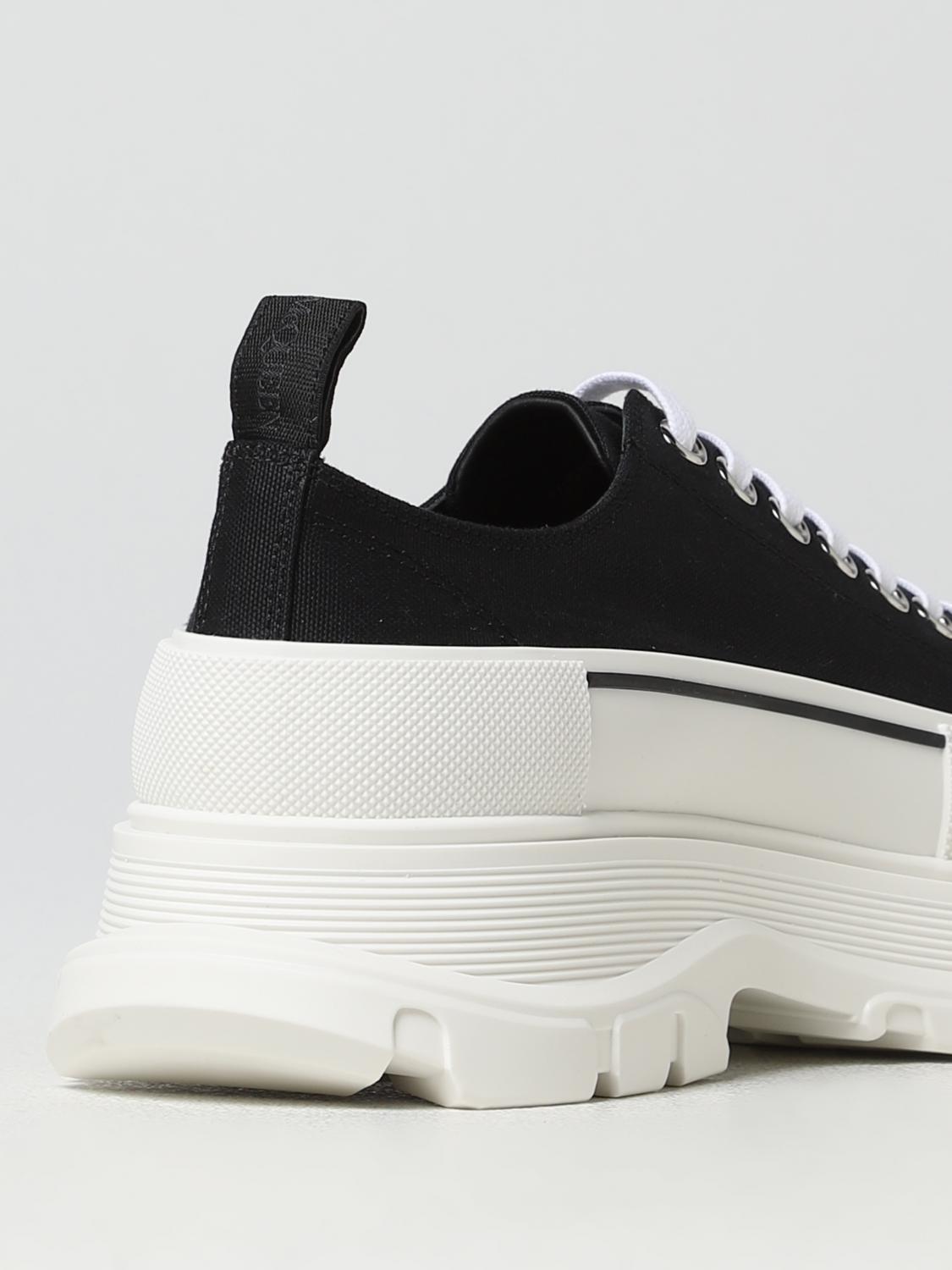 MCQUEEN SCARPE STRINGATE: Derby Tread Slick McQueen in canvas, Nero - Img 3