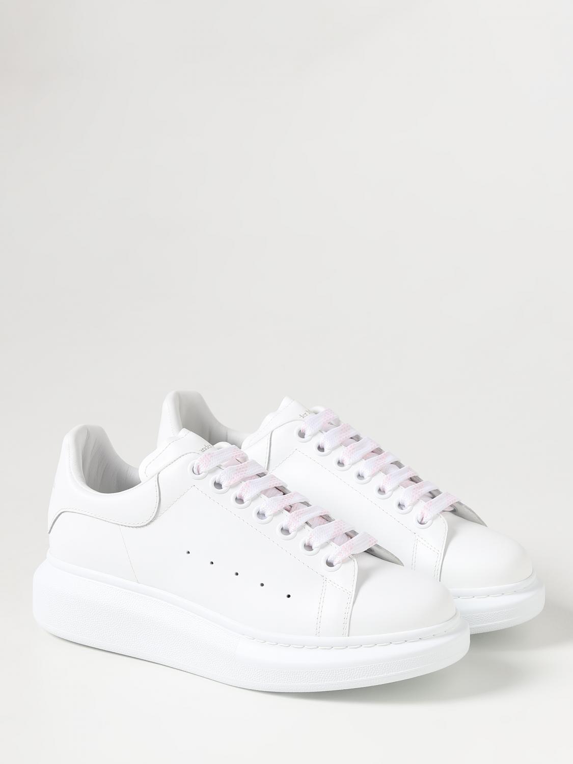 ALEXANDER MCQUEEN SNEAKERS: Alexander McQueen Larry leather sneakers, White - Img 2